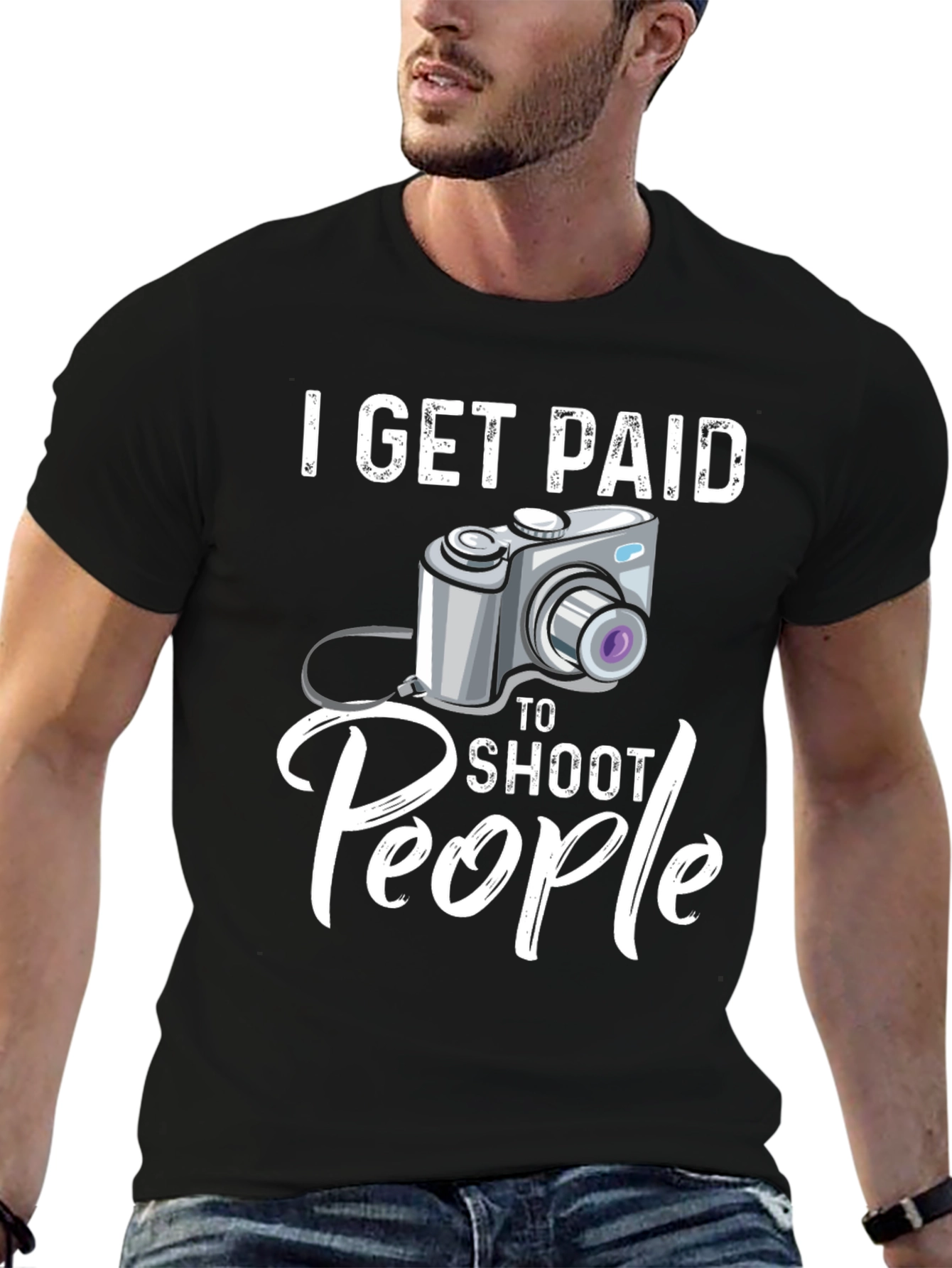 I Get Paid to Shoot People Funny Photographer T-Shirt