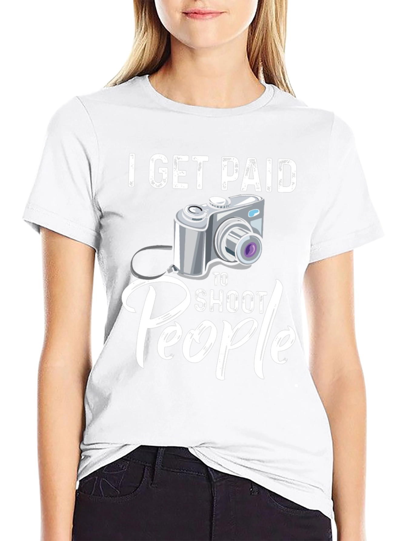 I Get Paid to Shoot People Funny Photographer T-Shirt