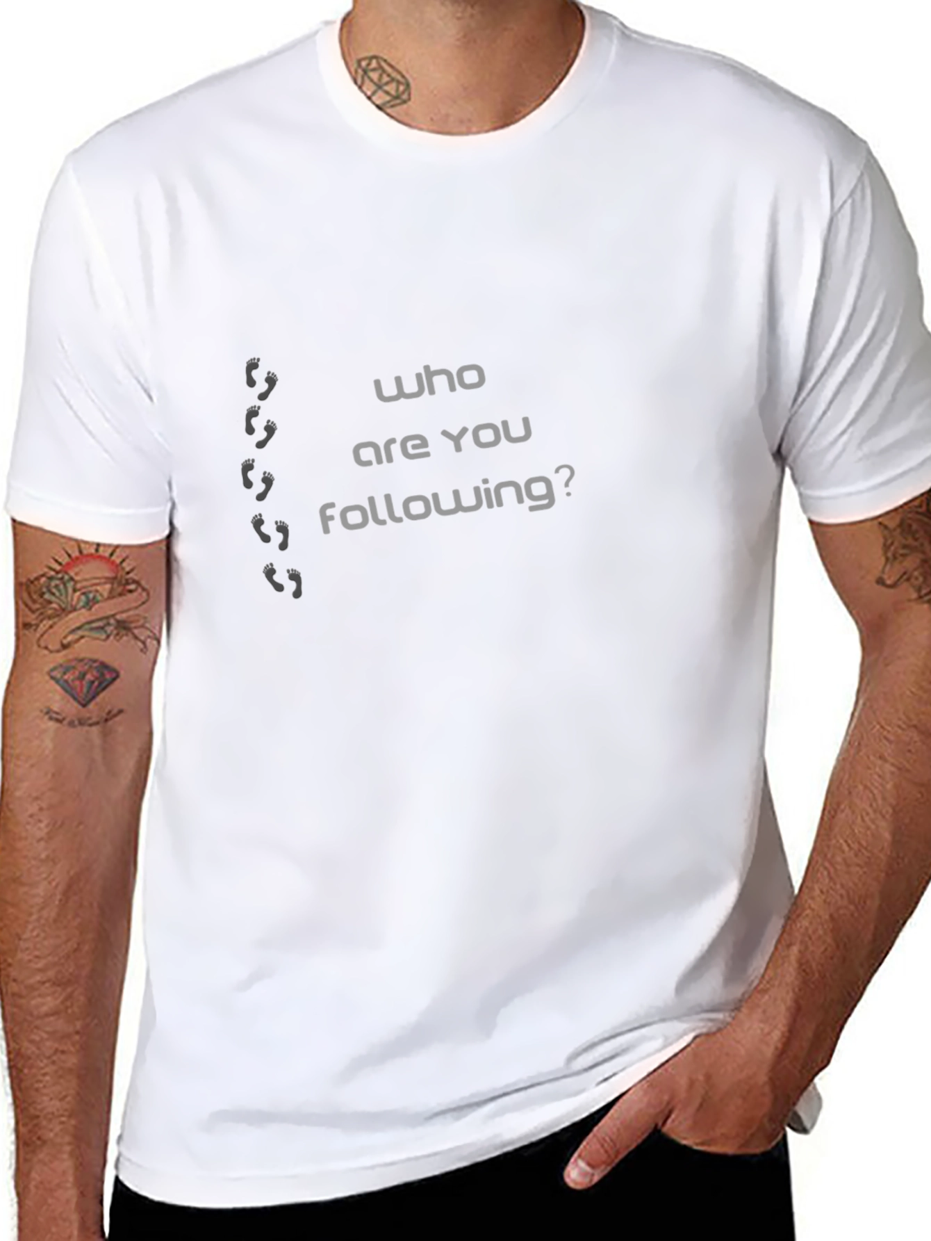 Who Are You Following? Graphic Tee