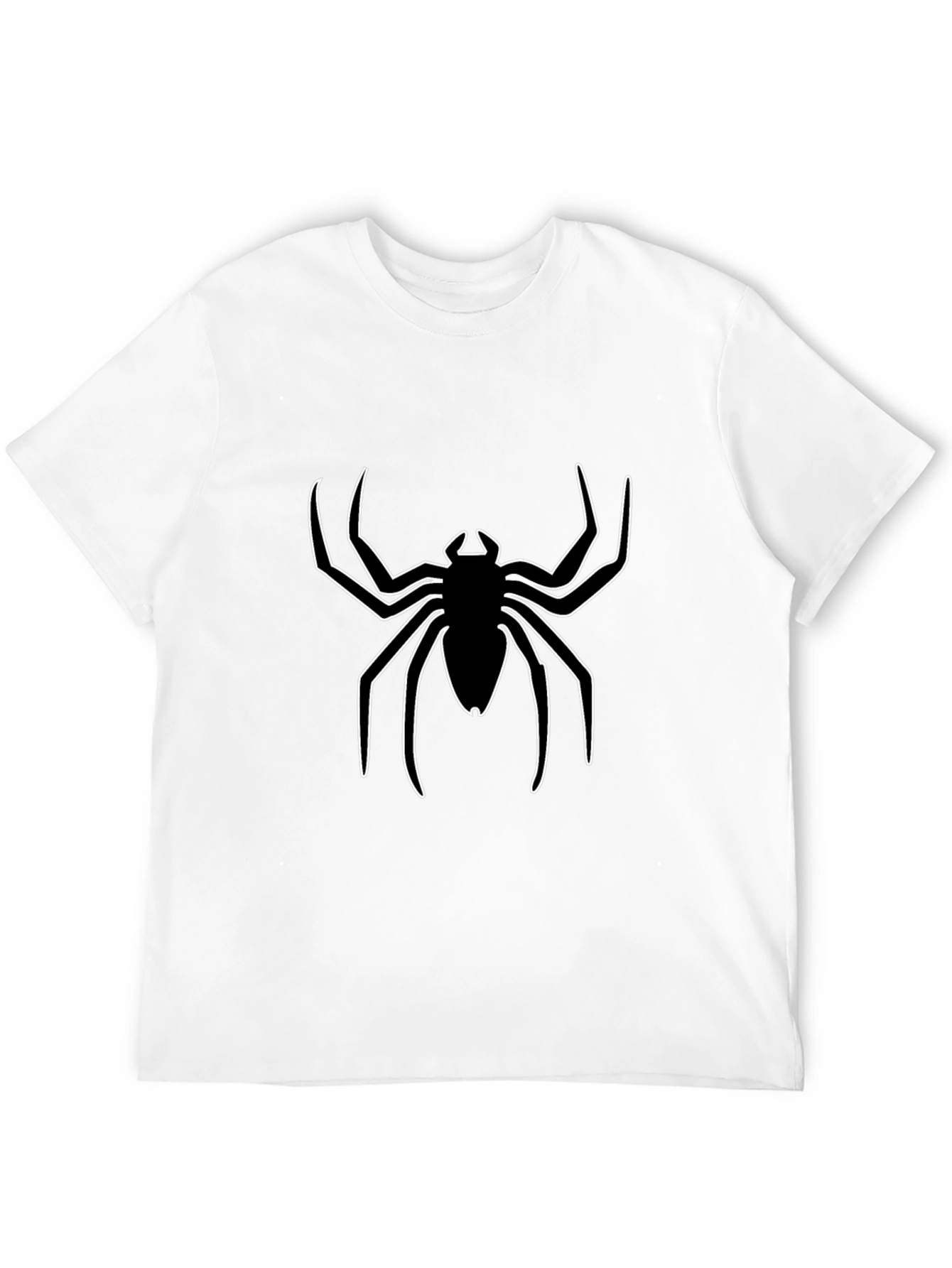 Spider Logo Black T-Shirt - Mens Graphic Tee