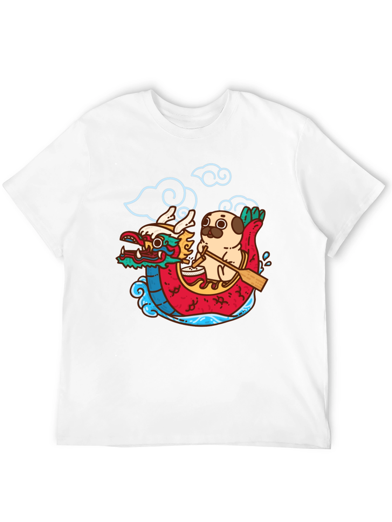 Dragon Boat Pug T-Shirt