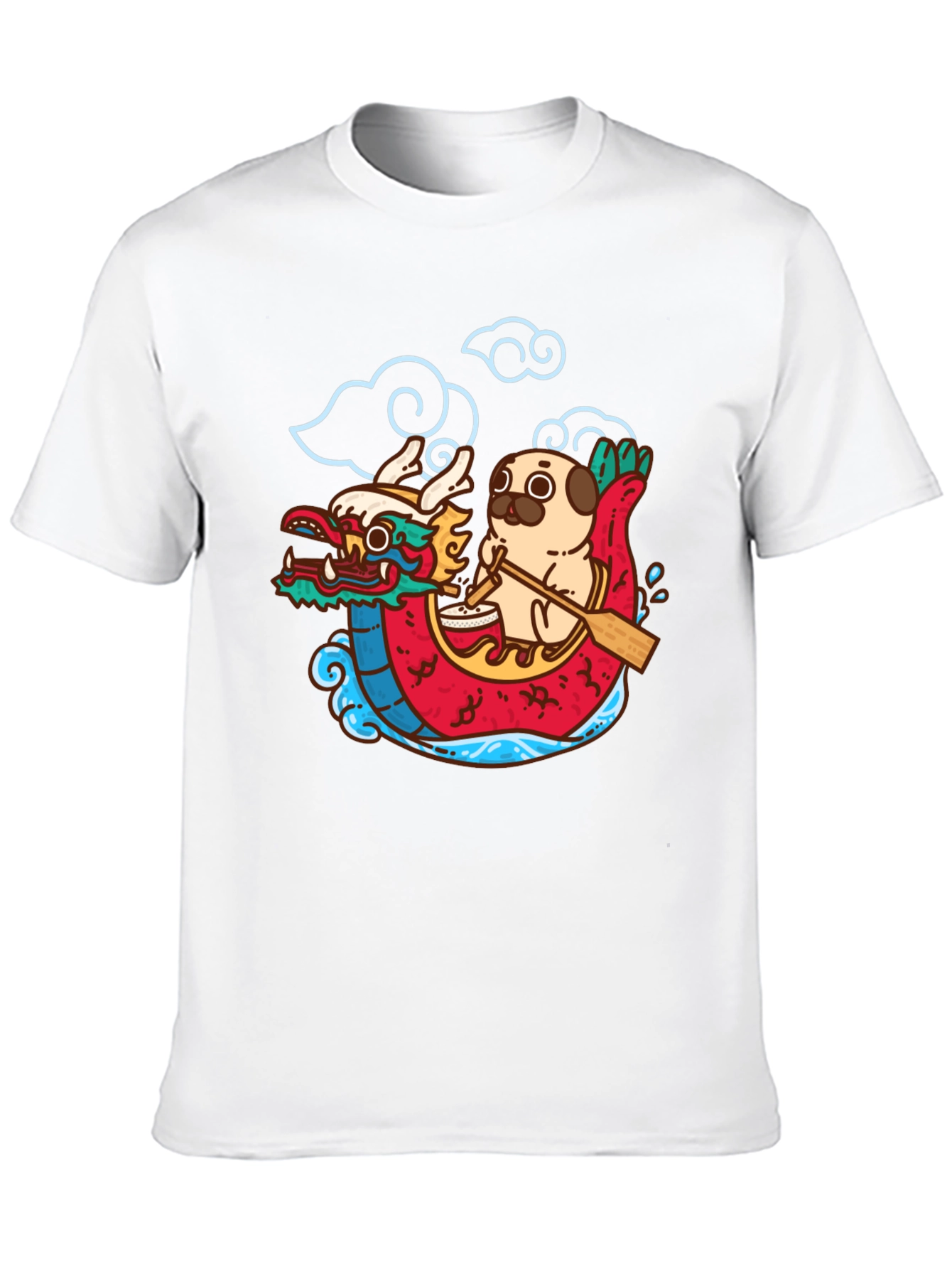 Dragon Boat Pug T-Shirt