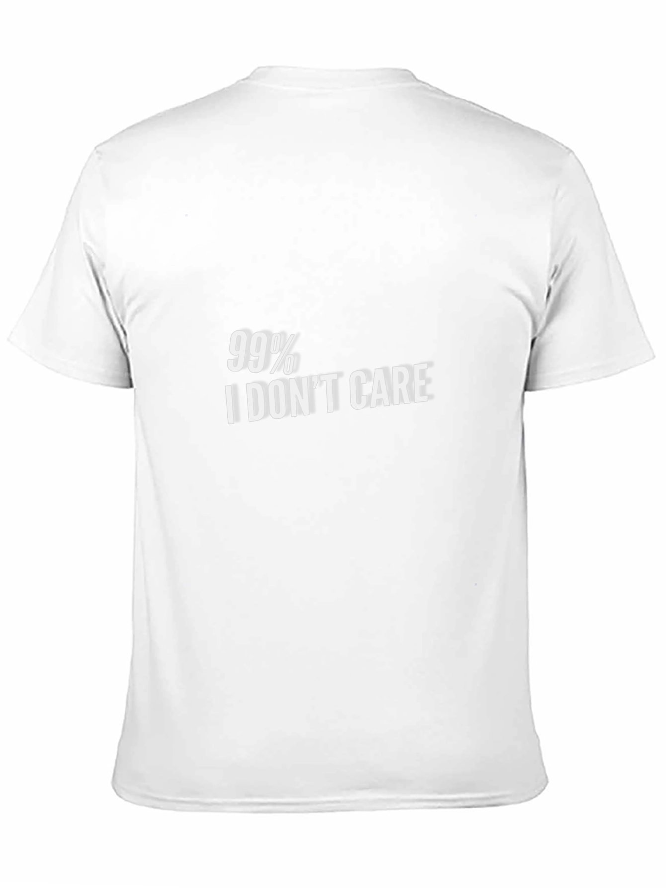 99% I Dont Care Graphic Tee - Black