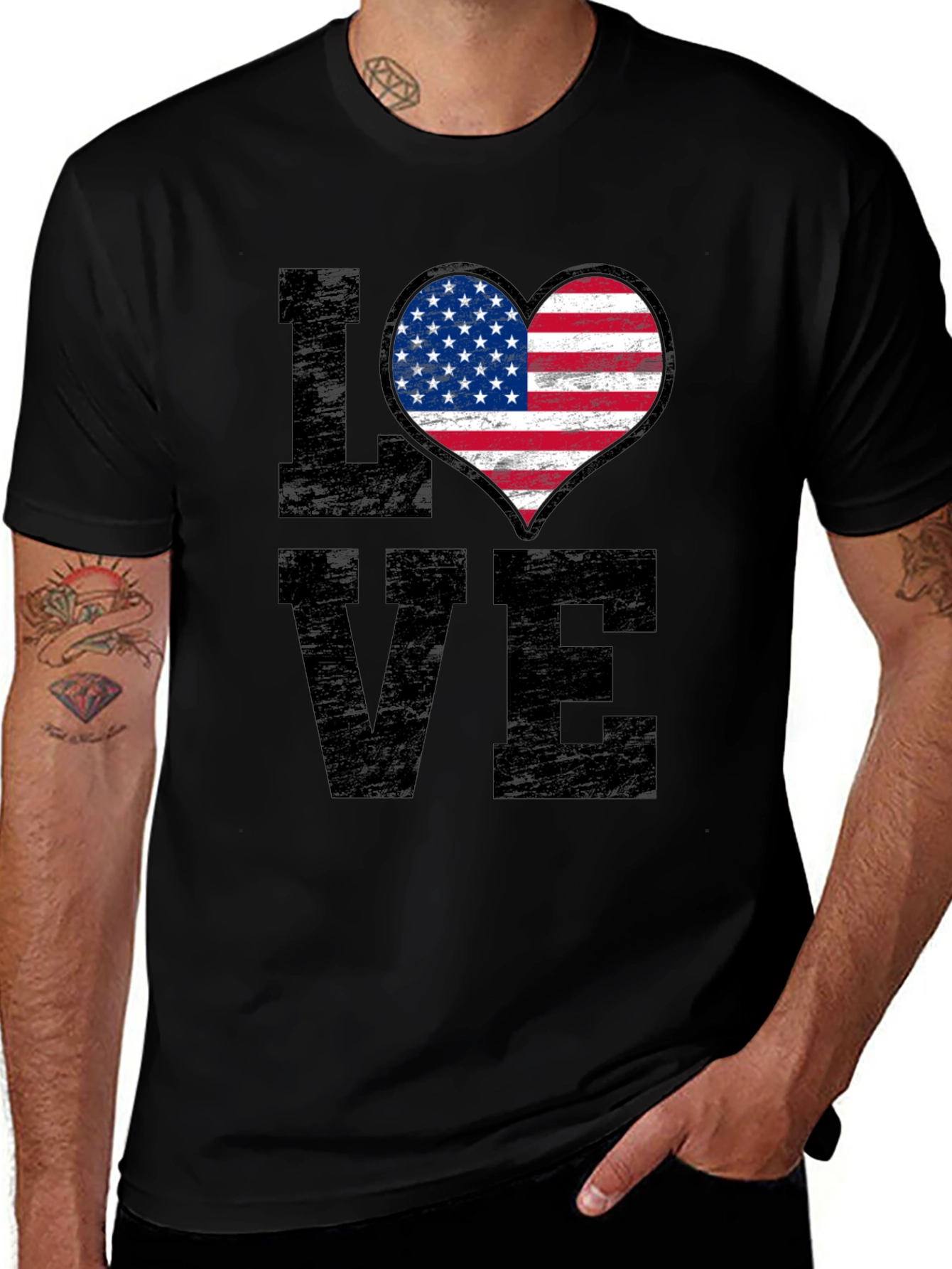 Patriotic Love T-Shirt