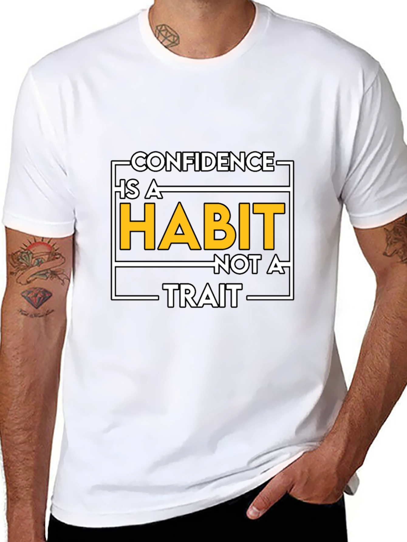 Confidence Is A Habit Graphic T-Shirt