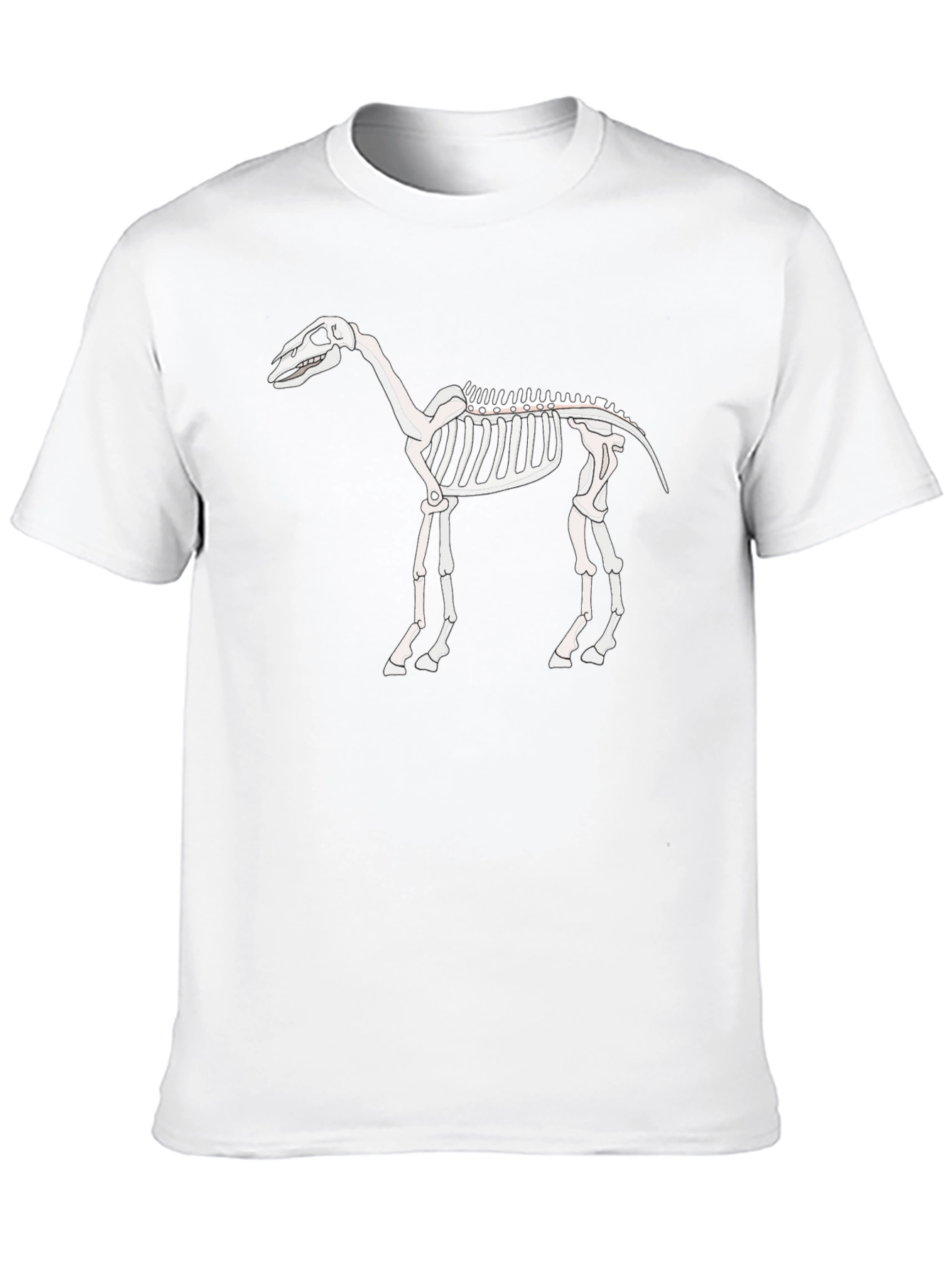 Horse Skeleton Graphic Tee - Black T-Shirt