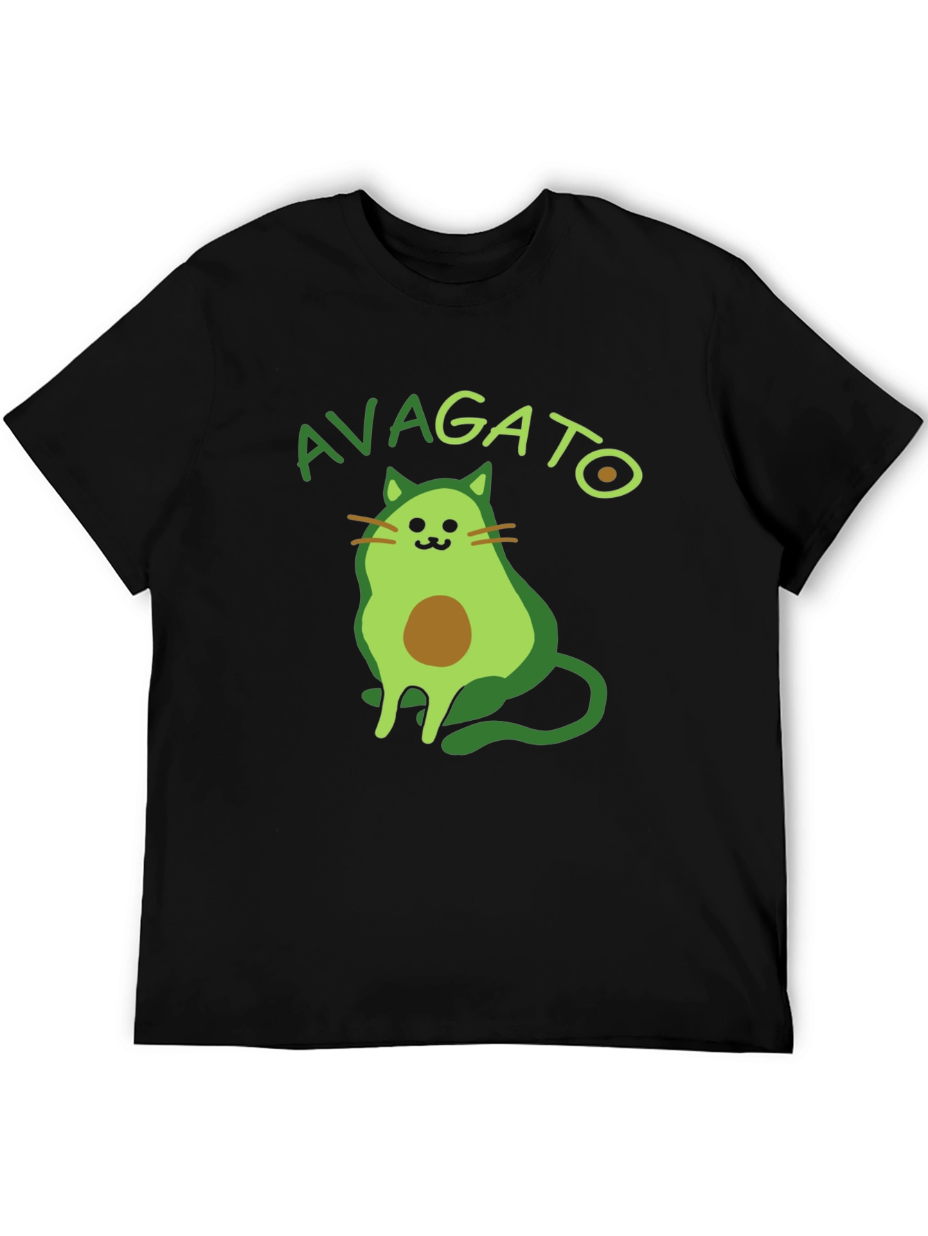 Avagato T-Shirt: Funny Avocado Cat Graphic Tee