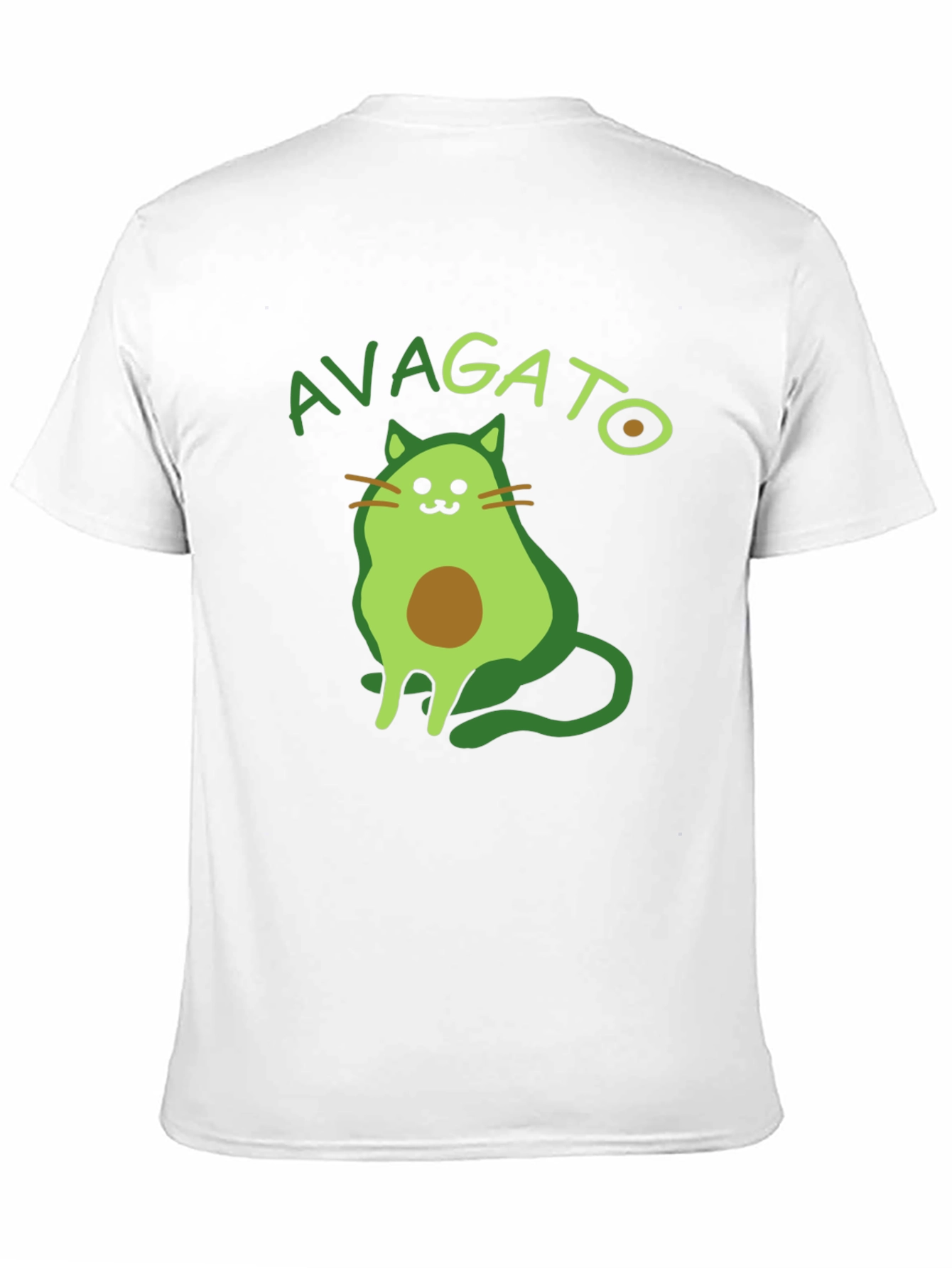 Avagato T-Shirt: Funny Avocado Cat Graphic Tee