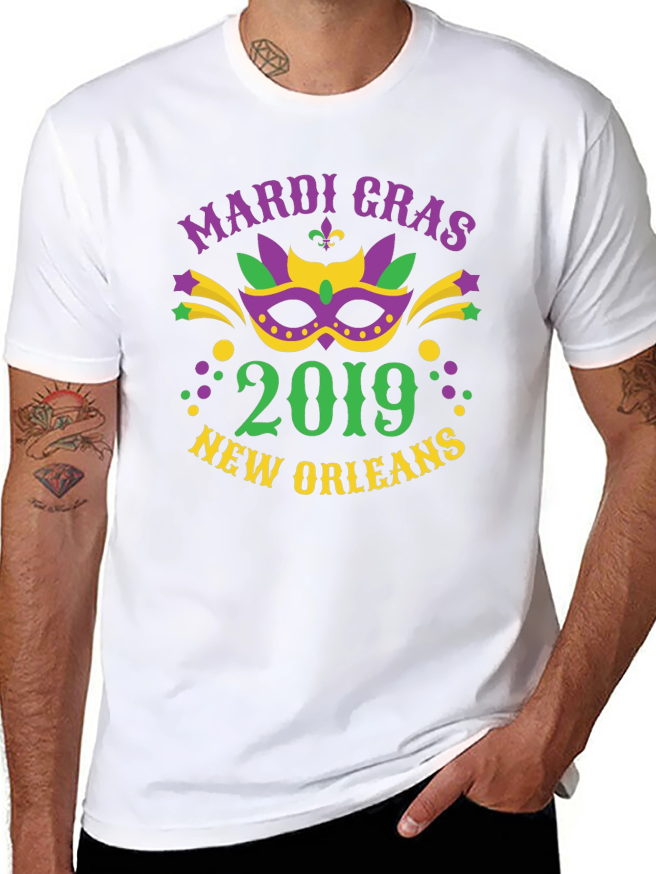 Mardi Gras New Orleans 2019 Graphic T-Shirt