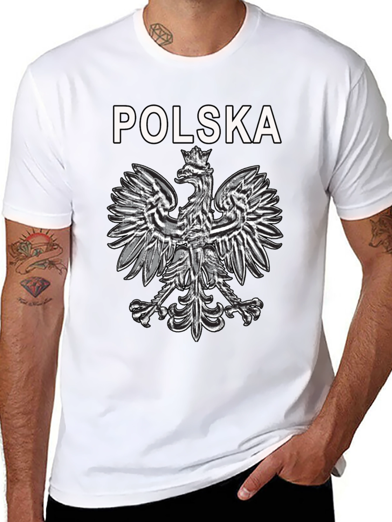 Poland Eagle T-Shirt - Black Polska Pride Tee