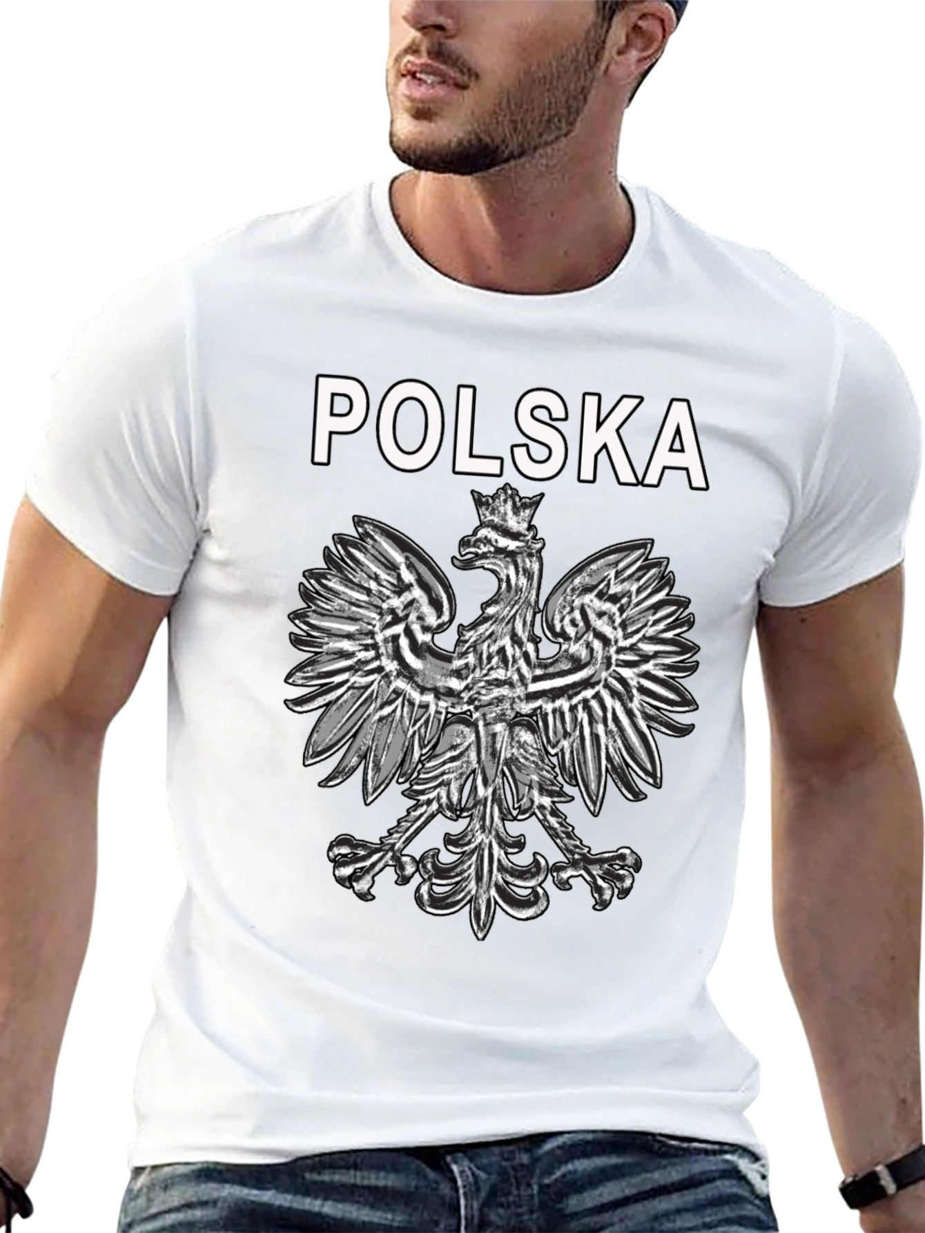 Poland Eagle T-Shirt - Black Polska Pride Tee