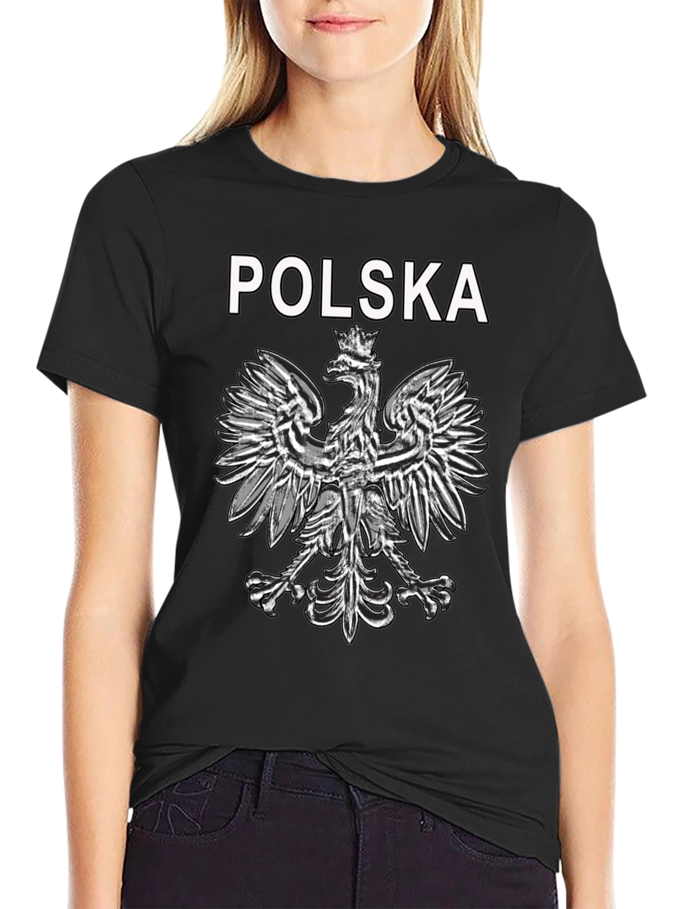 Poland Eagle T-Shirt - Black Polska Pride Tee