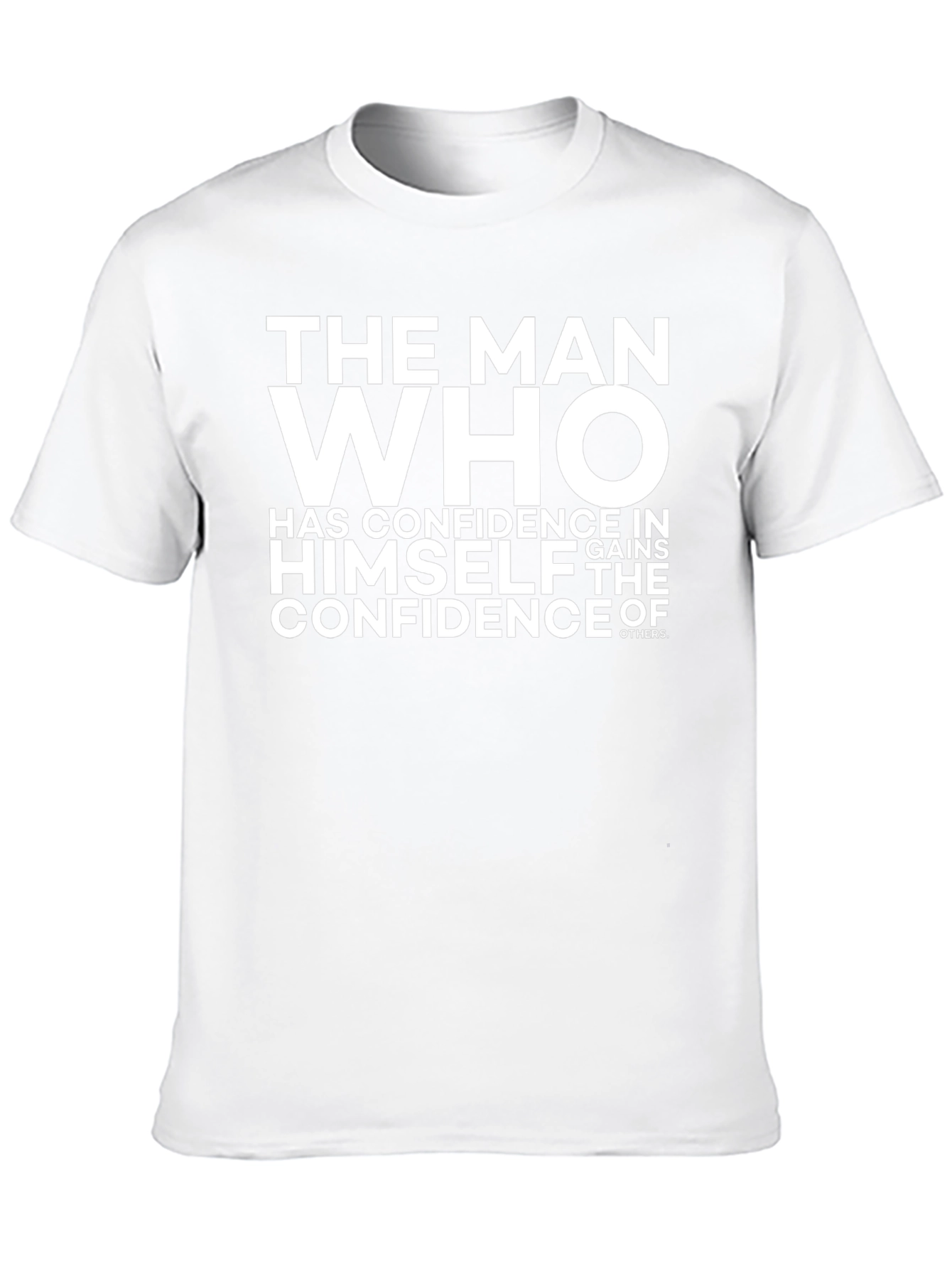 Confident Man Black T-Shirt