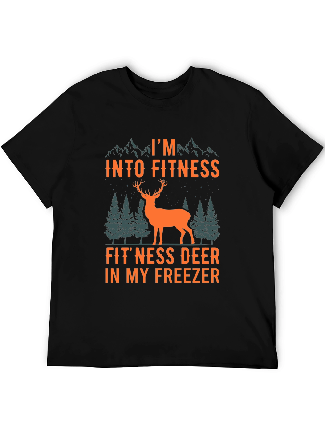 Fitness Deer T-Shirt - Funny Hunter Tee