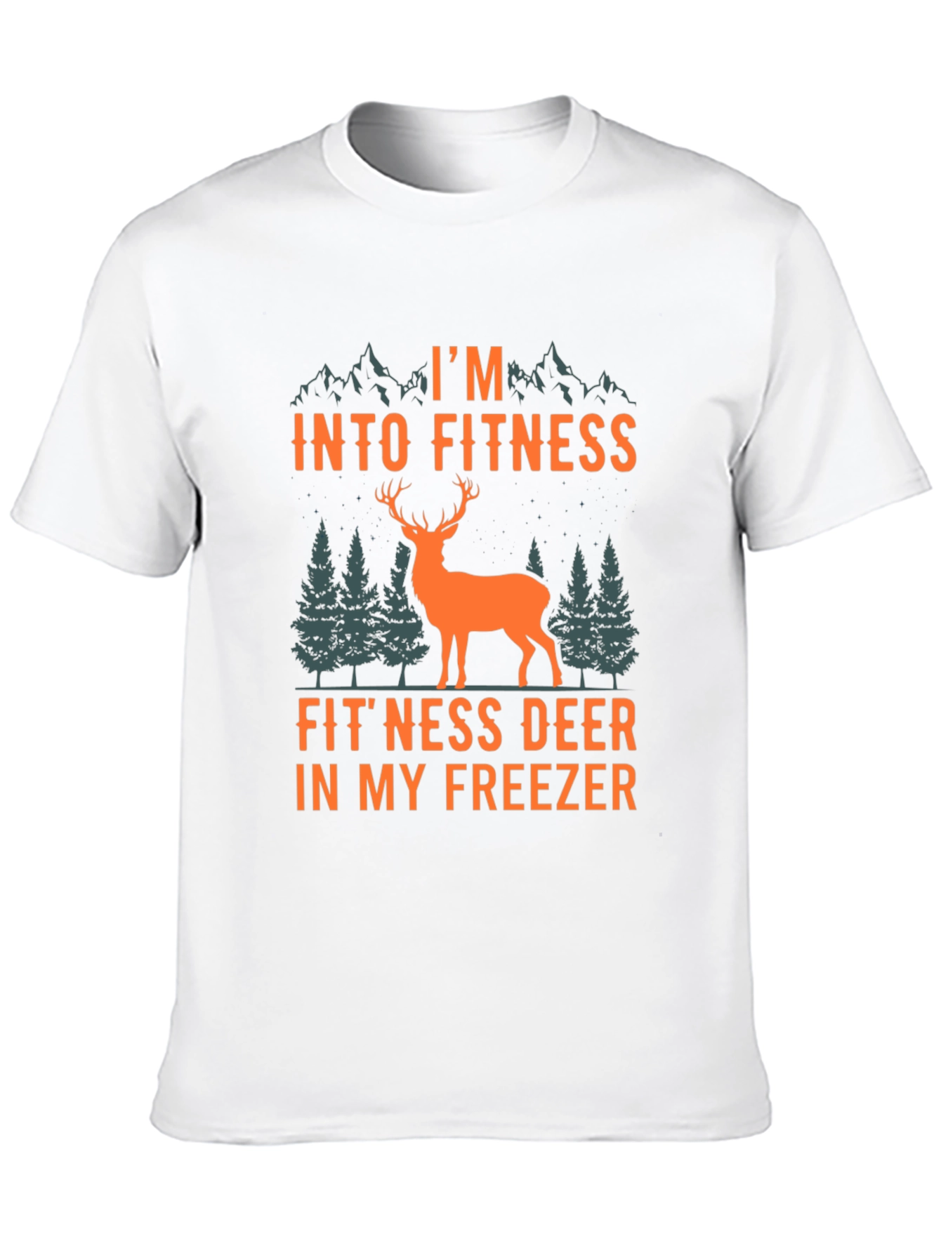 Fitness Deer T-Shirt - Funny Hunter Tee