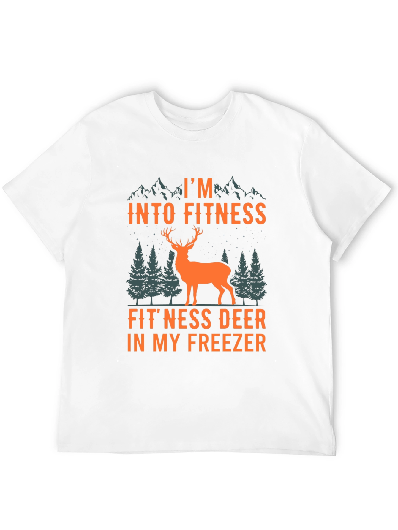 Fitness Deer T-Shirt - Funny Hunter Tee