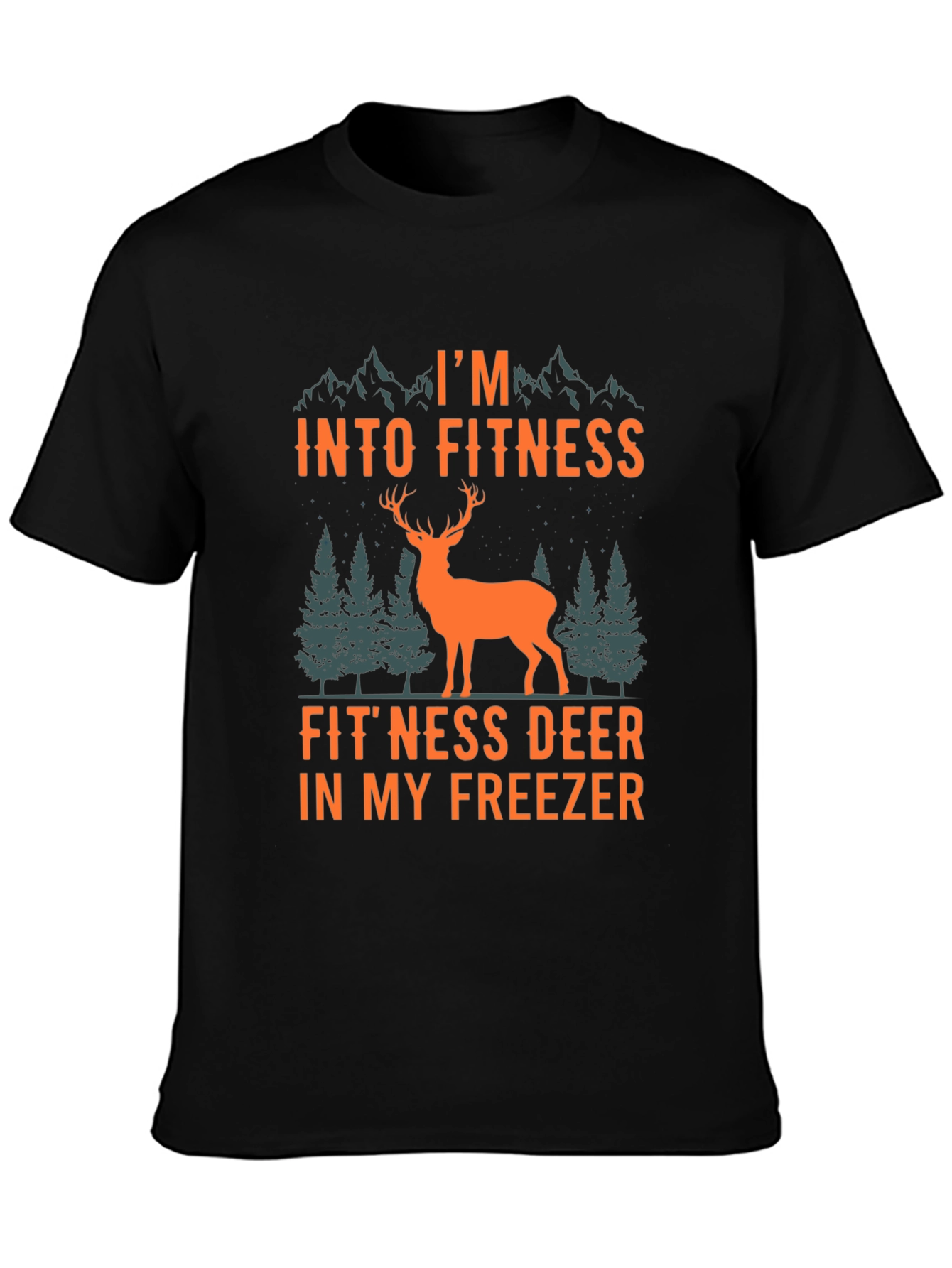 Fitness Deer T-Shirt - Funny Hunter Tee