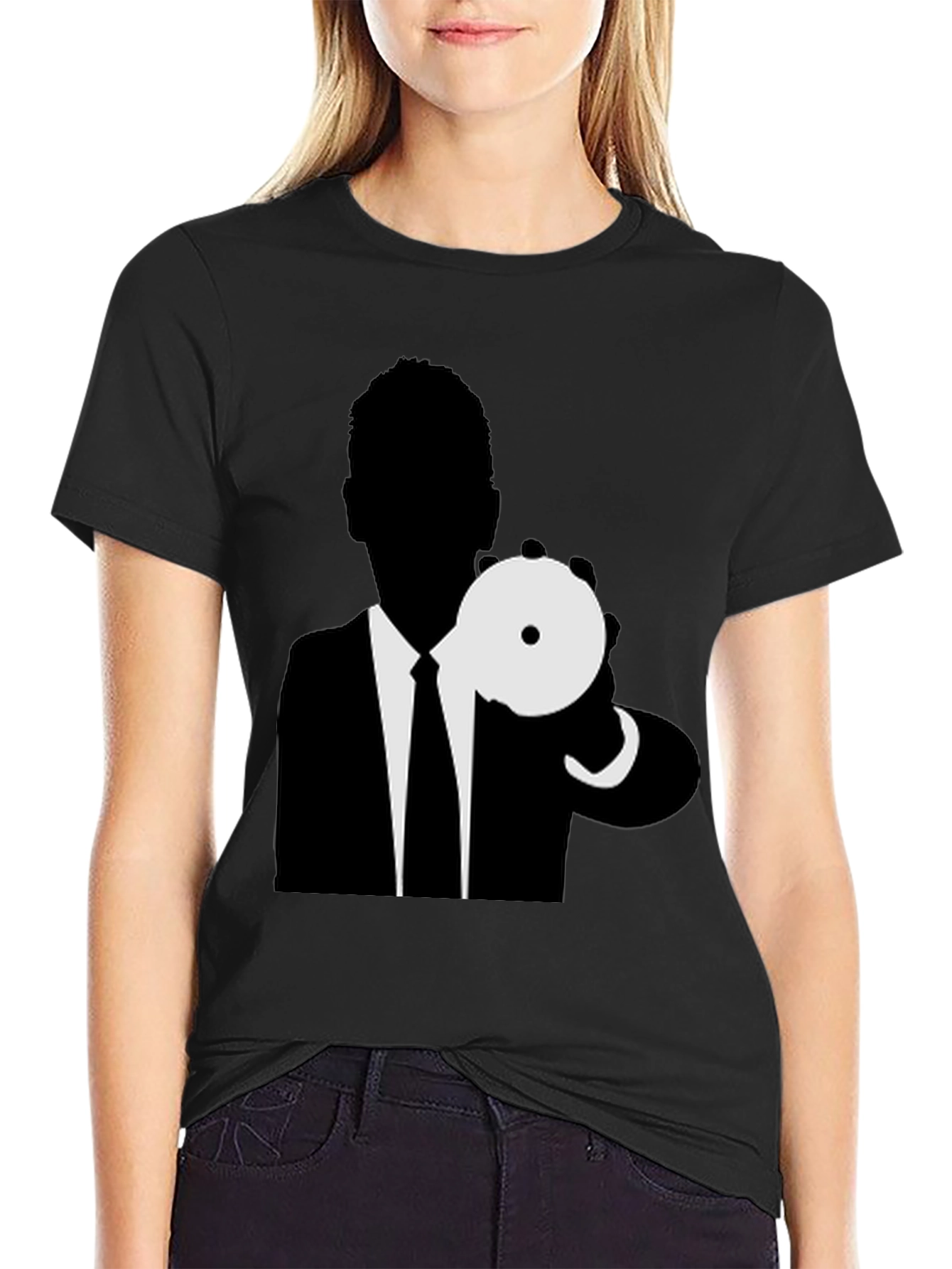 Men in Black Graphic Tee - Black