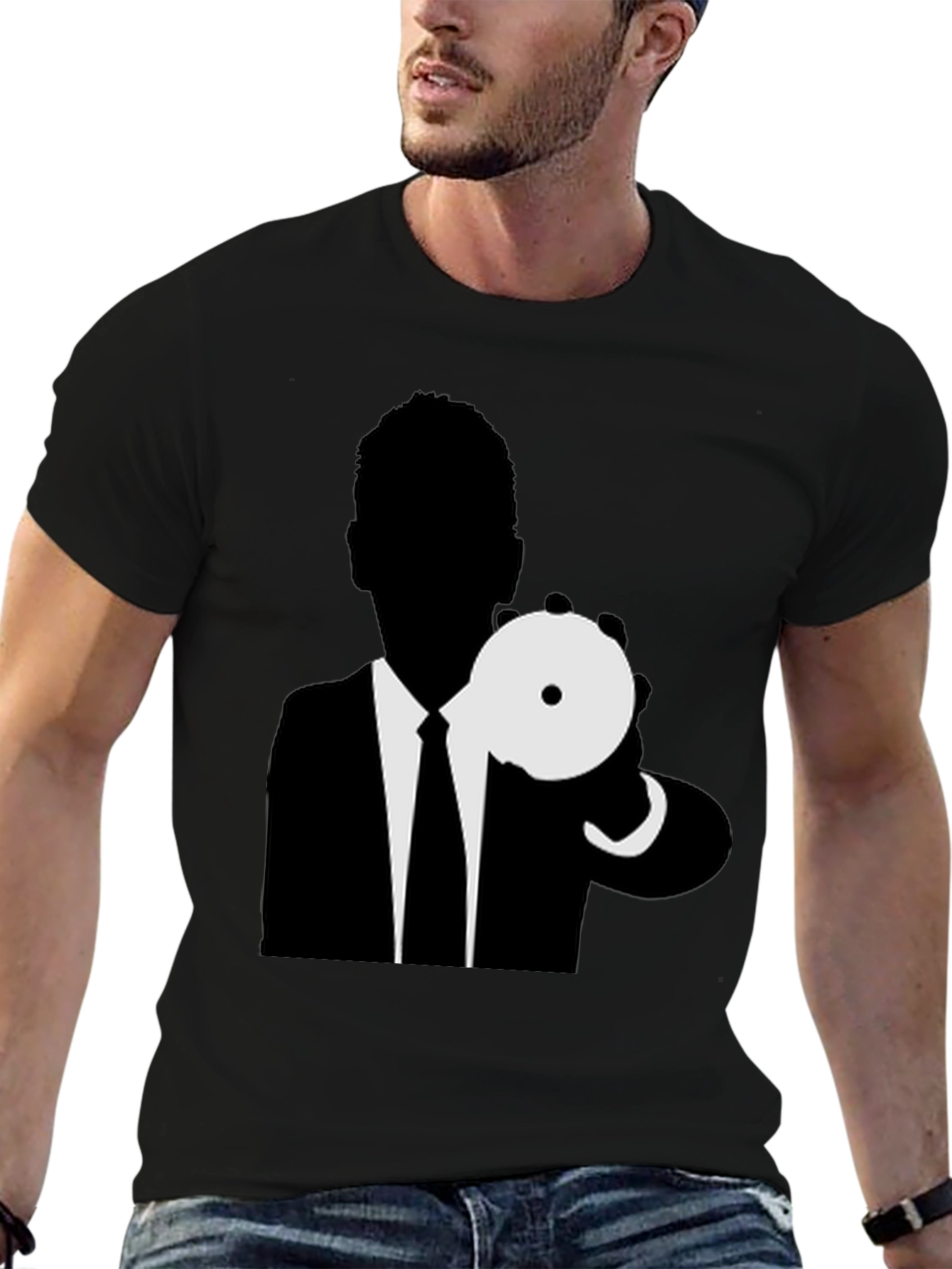 Men in Black Graphic Tee - Black