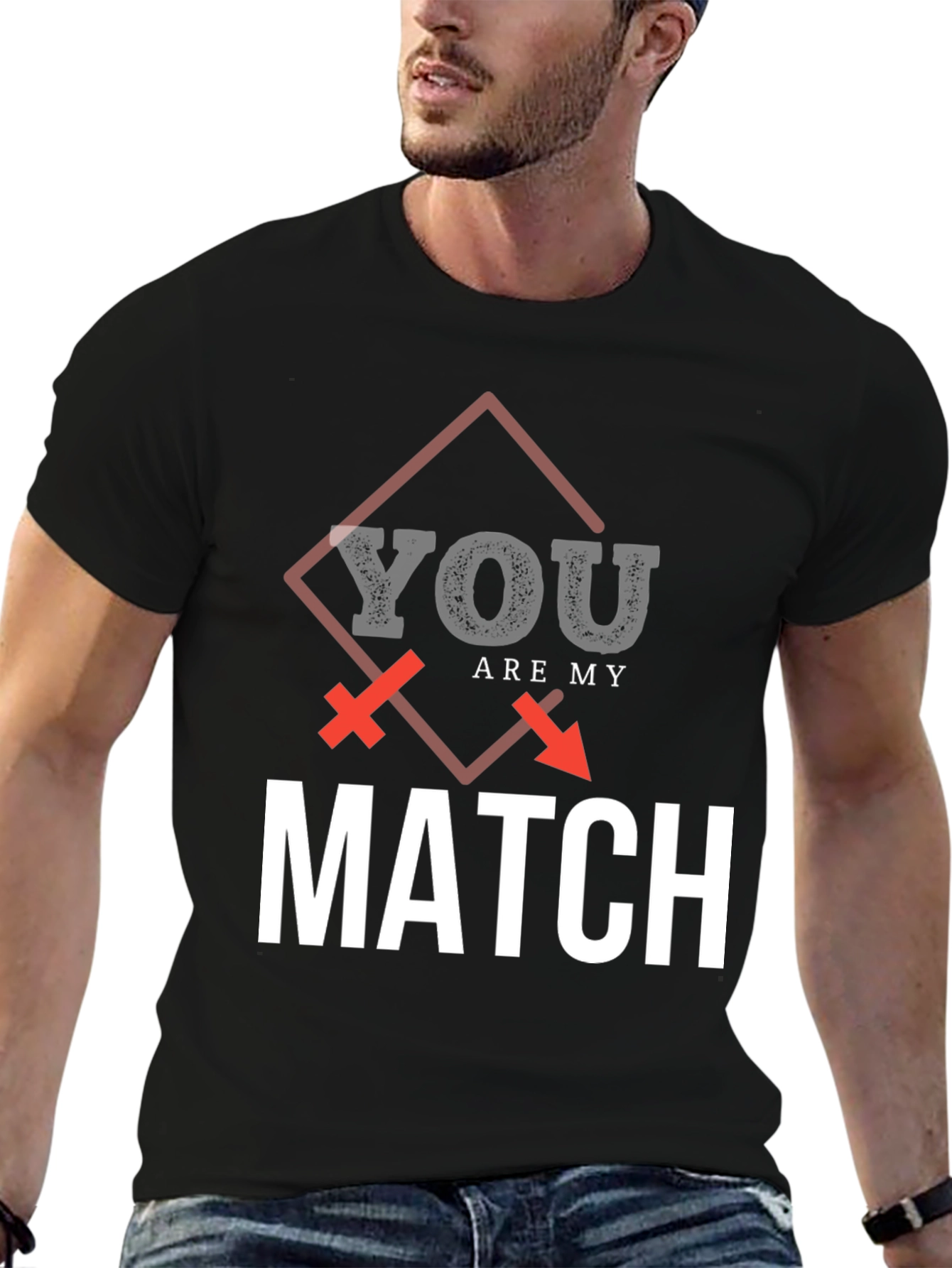 You Are My Match Graphic T-Shirt