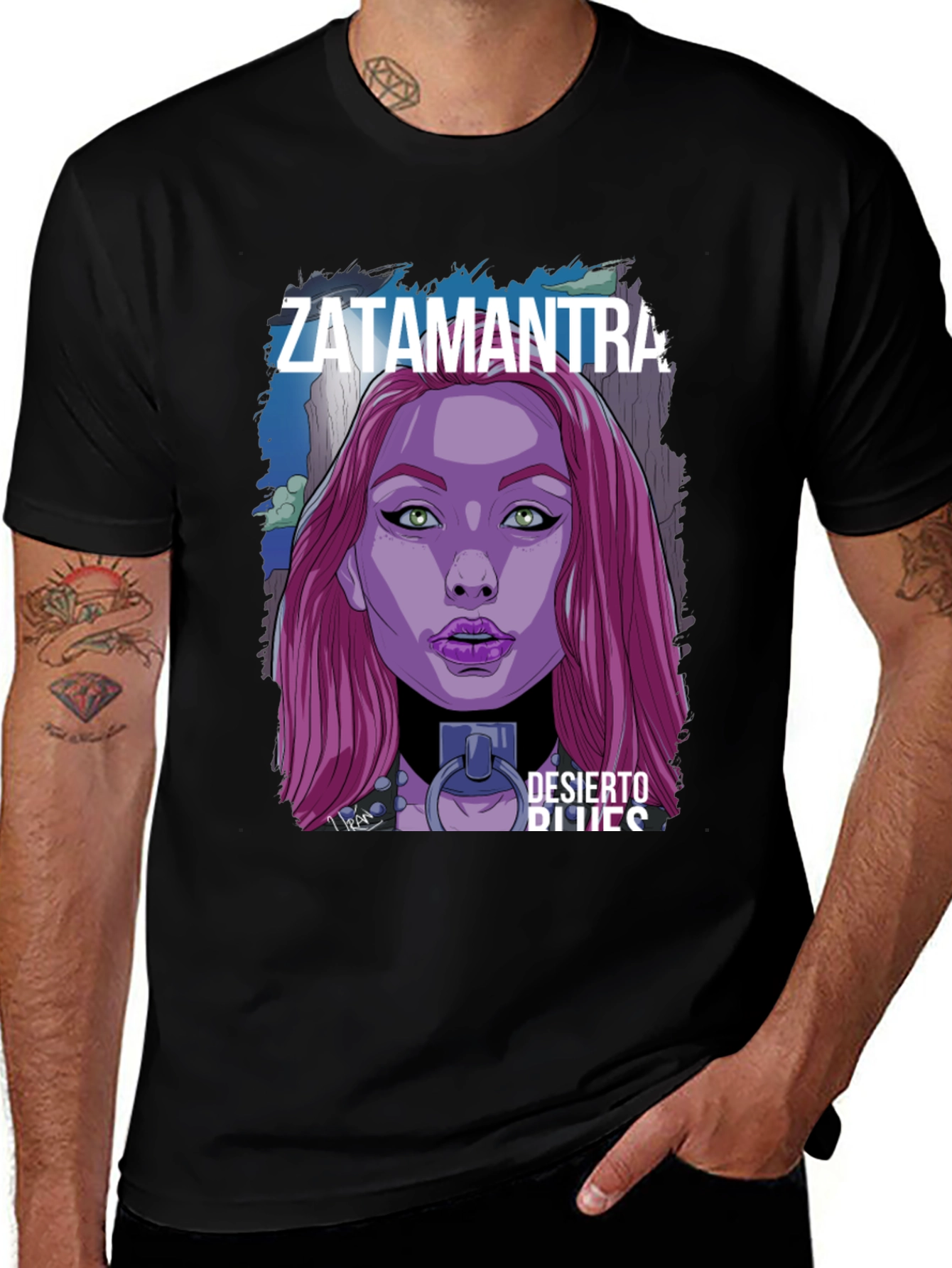 Zatamantra Desierto Blues Graphic T-Shirt