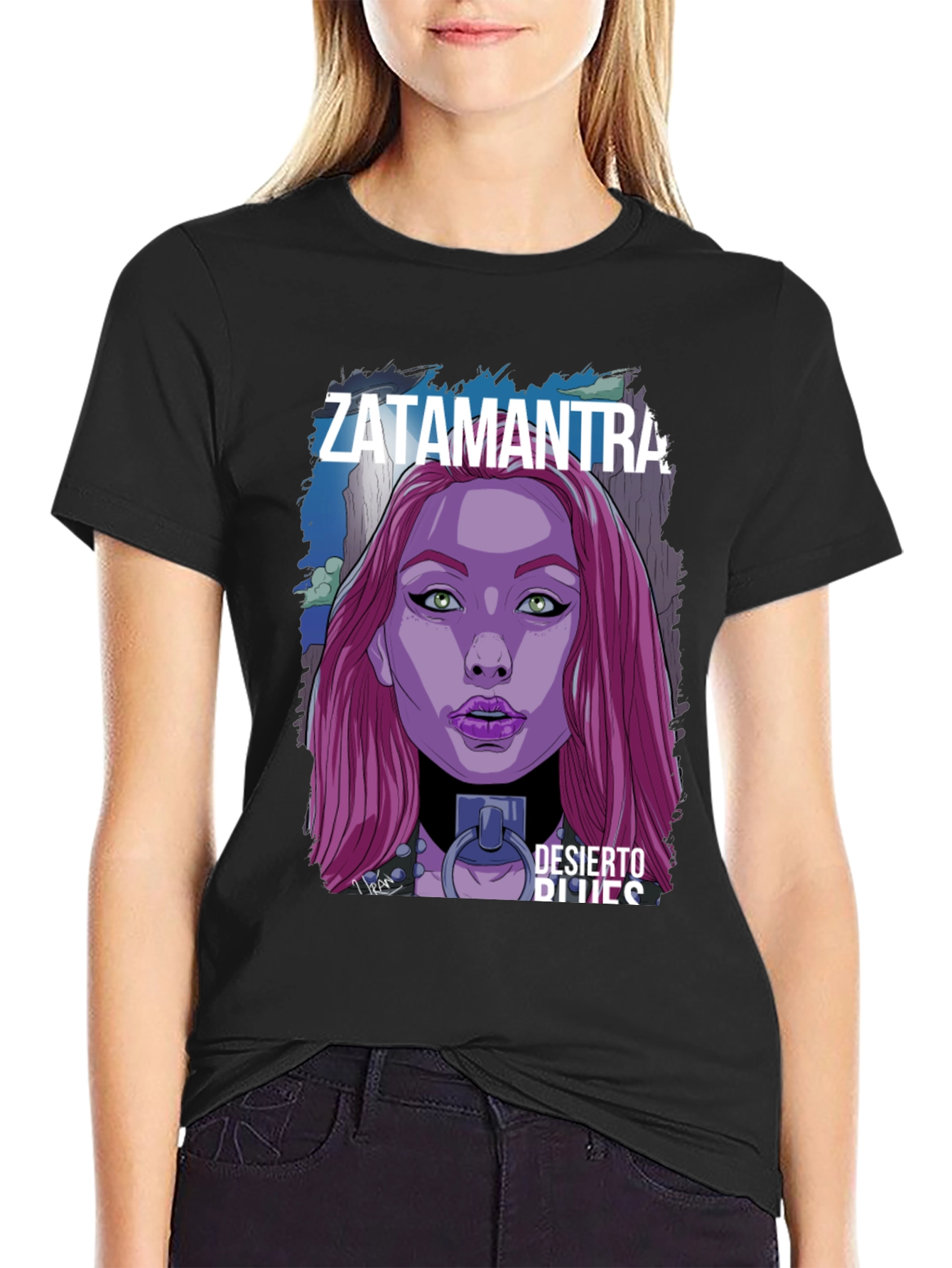Zatamantra Desierto Blues Graphic T-Shirt