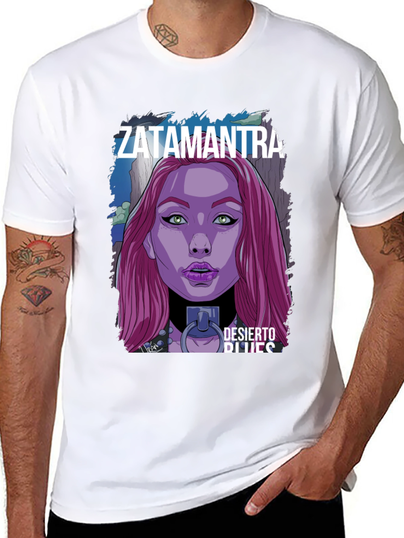 Zatamantra Desierto Blues Graphic T-Shirt