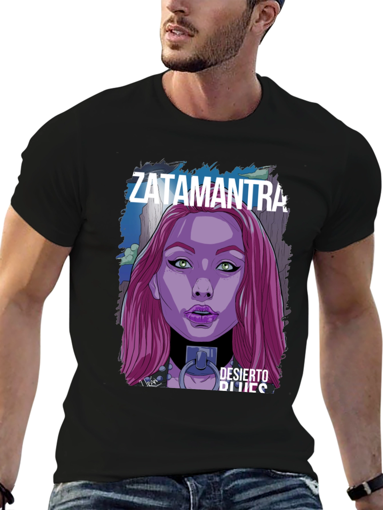 Zatamantra Desierto Blues Graphic T-Shirt