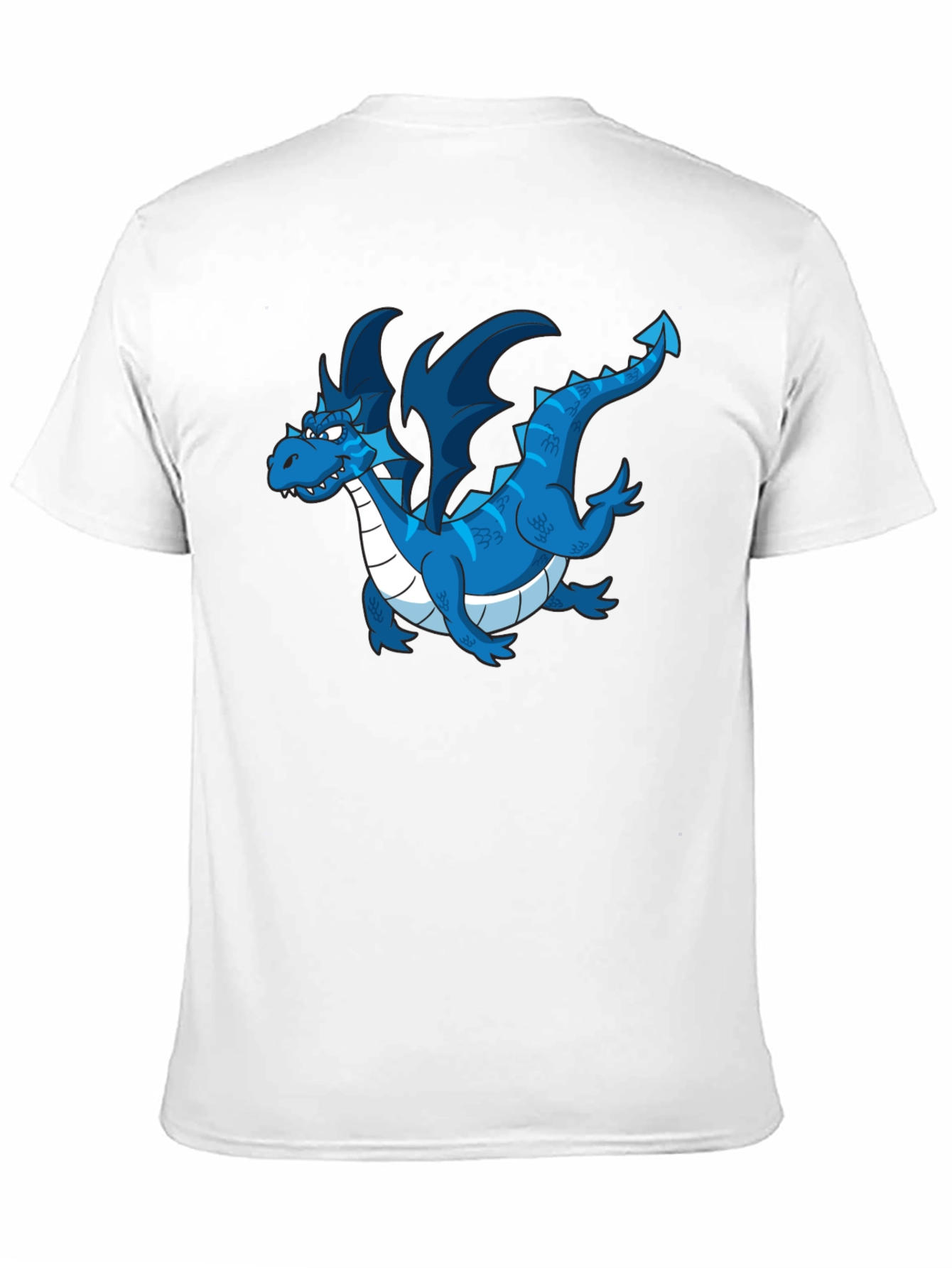 Blue Dragon Graphic T-Shirt - Mens Black Tee