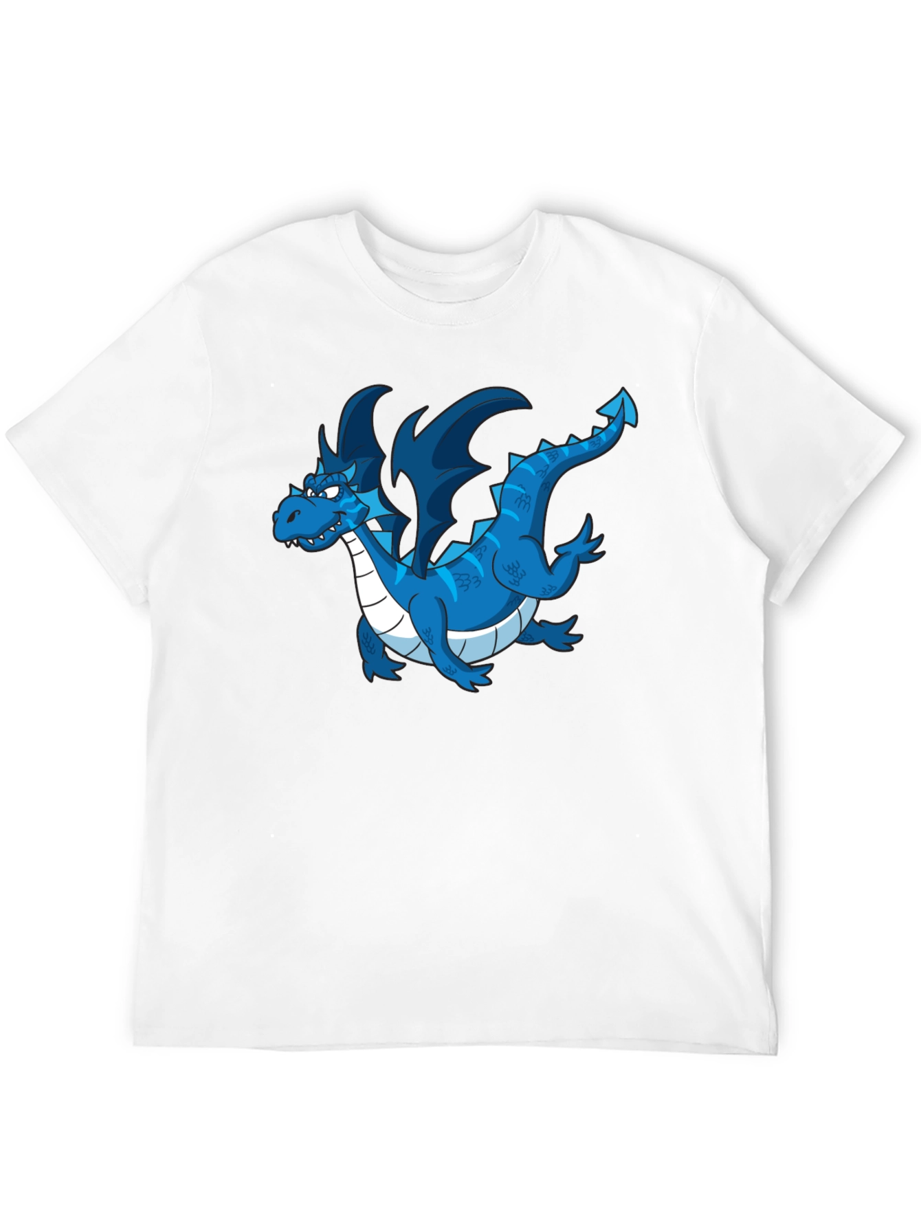 Blue Dragon Graphic T-Shirt - Mens Black Tee
