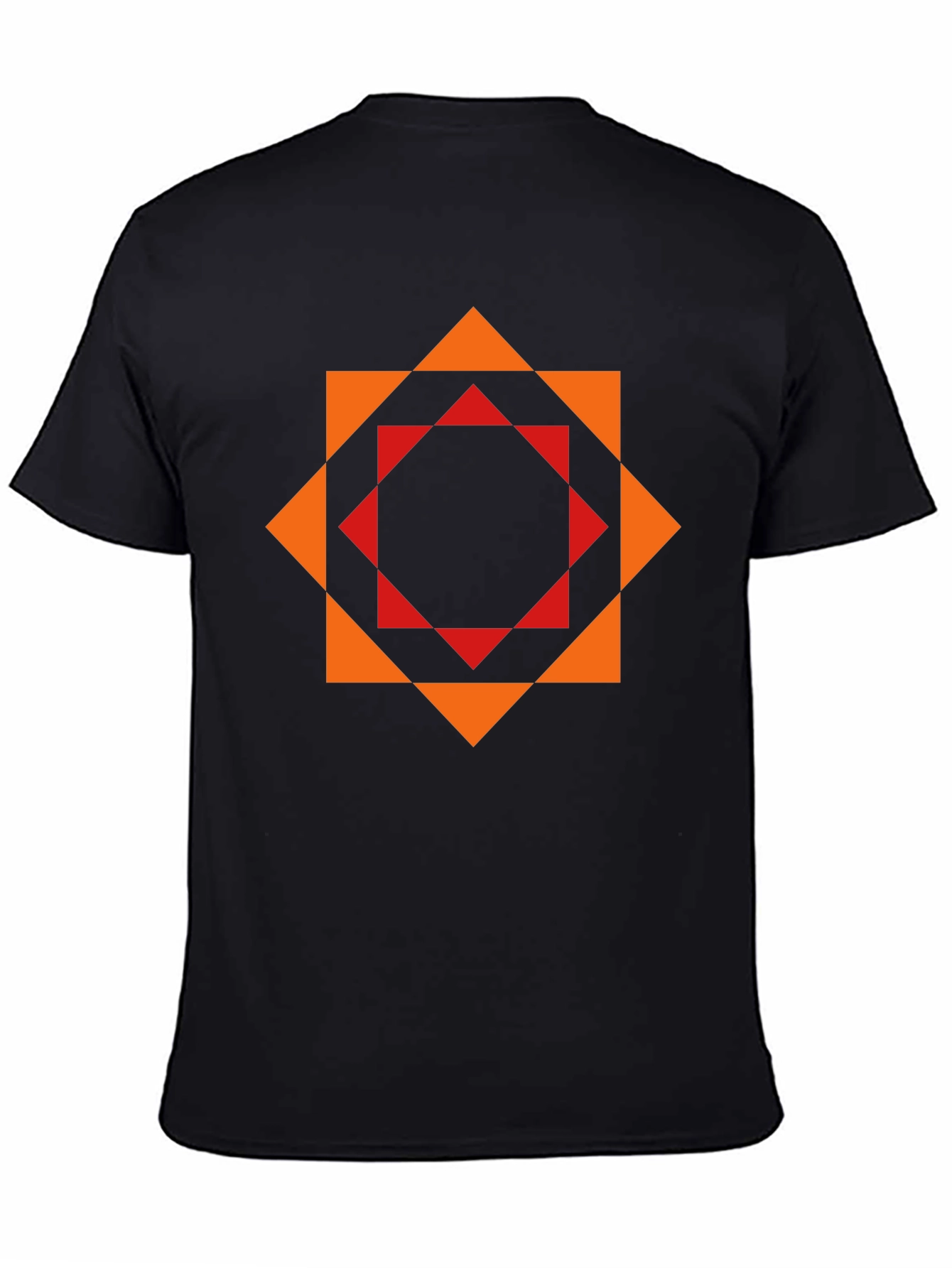 Geometric Print T-Shirt - Modern Stylish Design