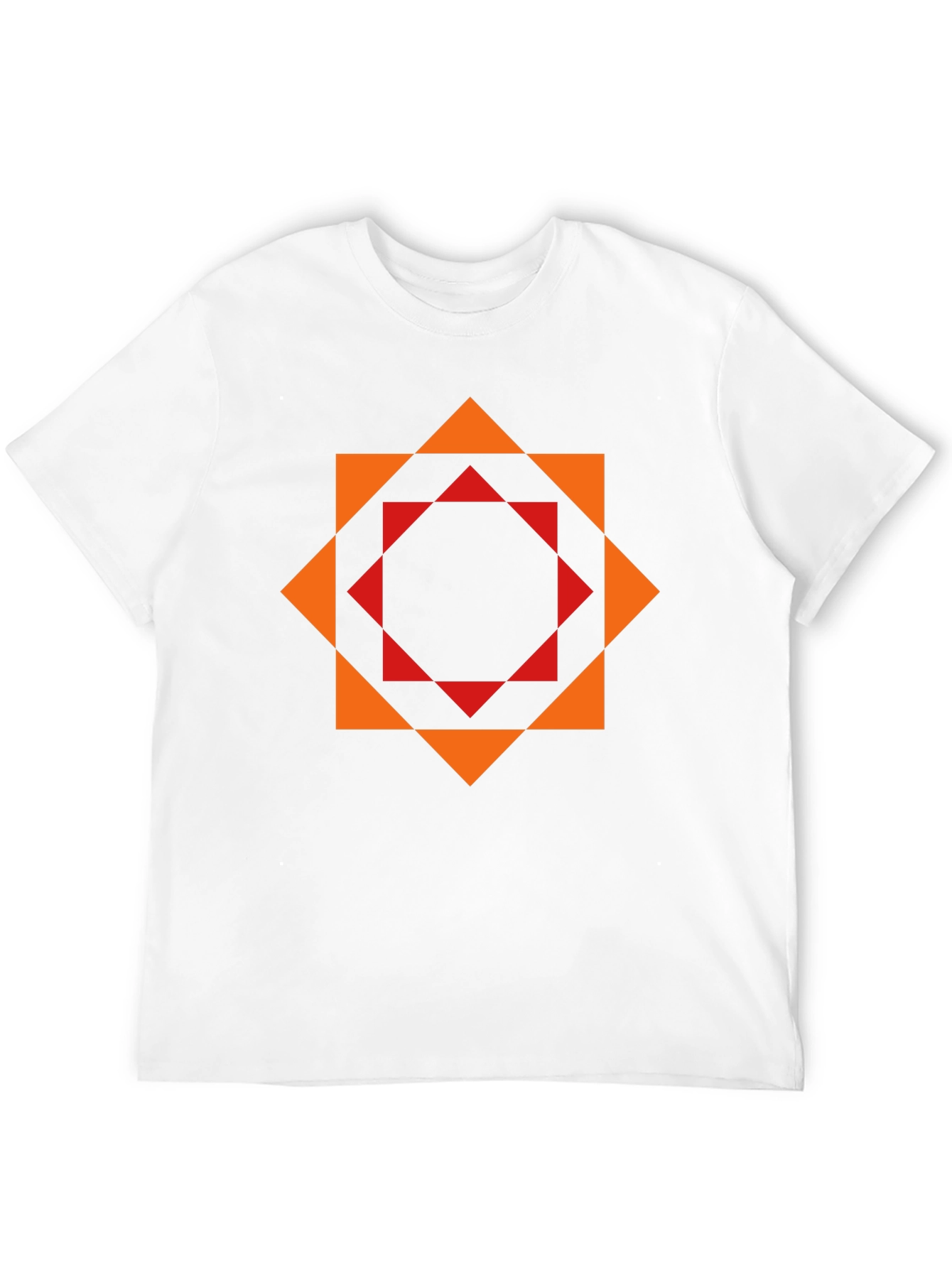 Geometric Print T-Shirt - Modern Stylish Design