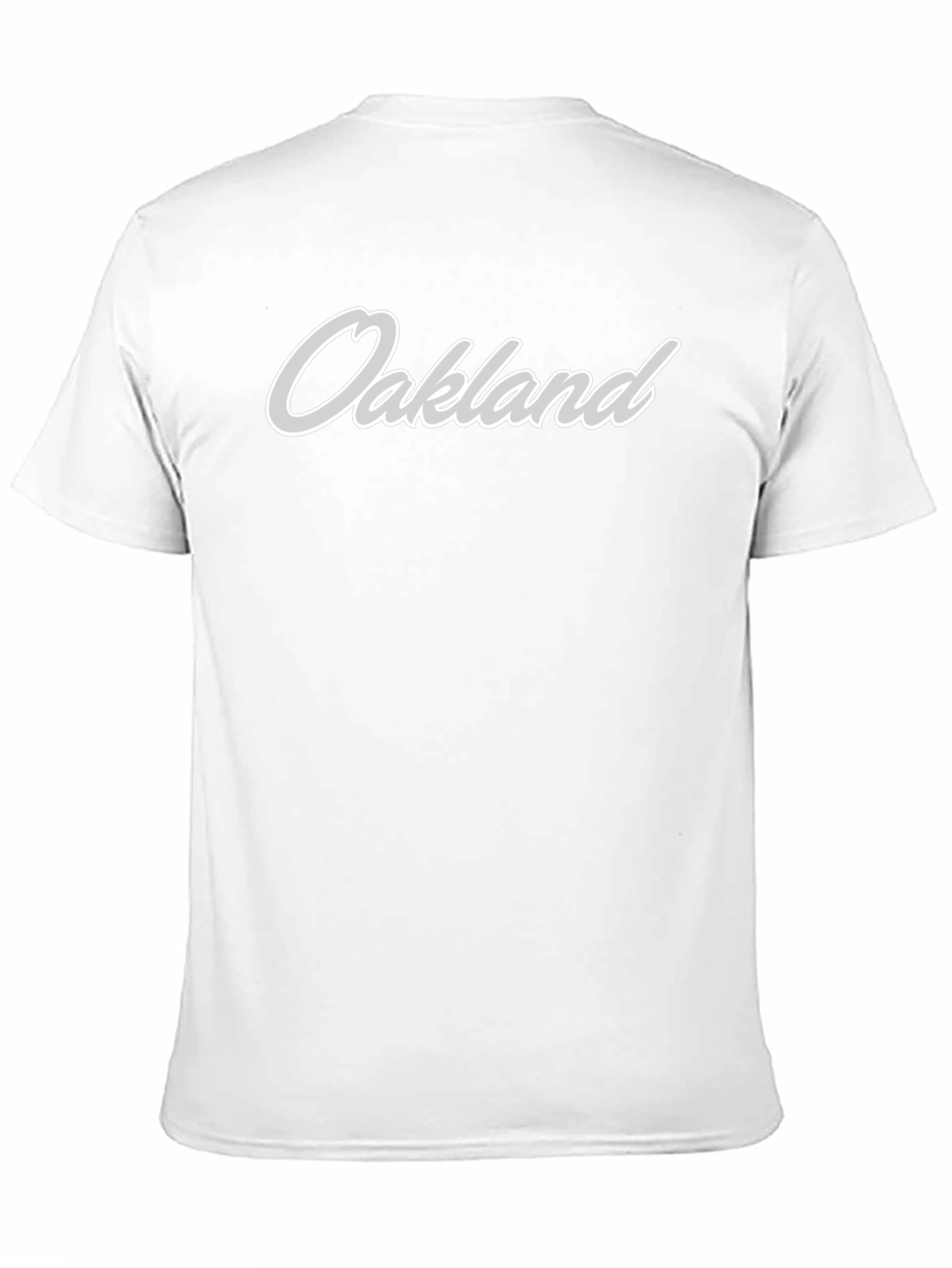 Oakland Script Black T-Shirt
