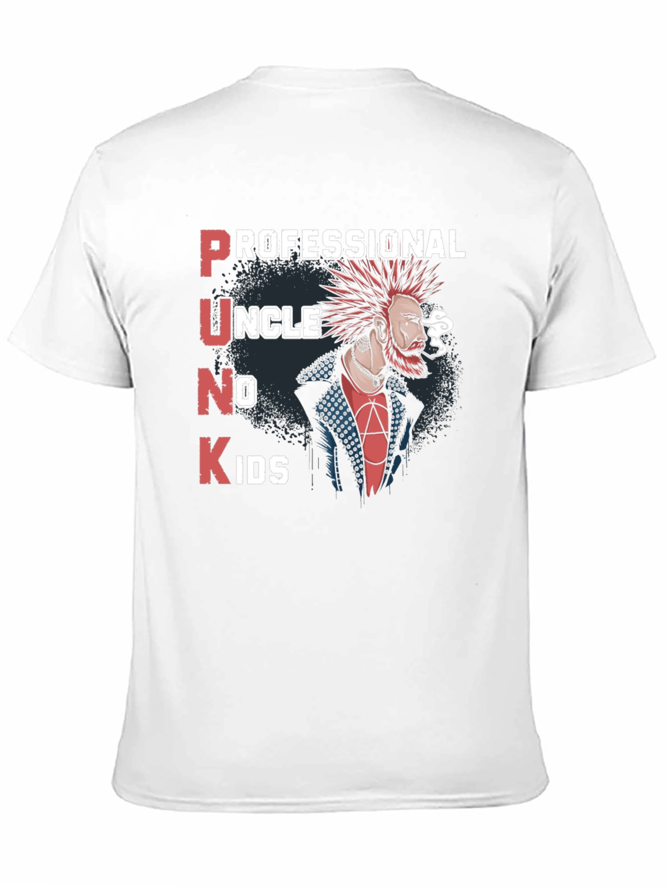 Professional Punk Uncle No Kids Black T-Shirt