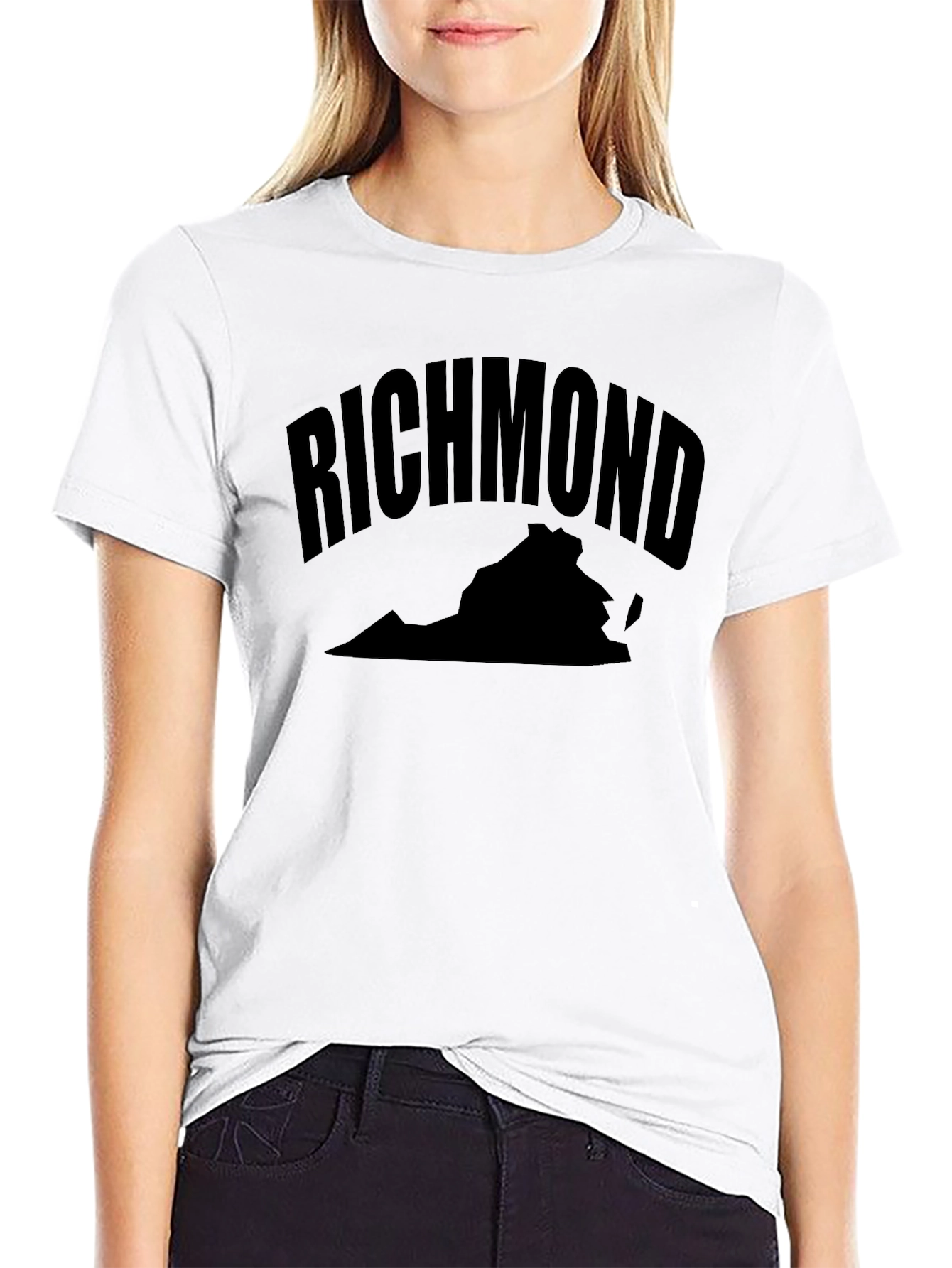 Richmond Virginia T-Shirt - Black Graphic Tee