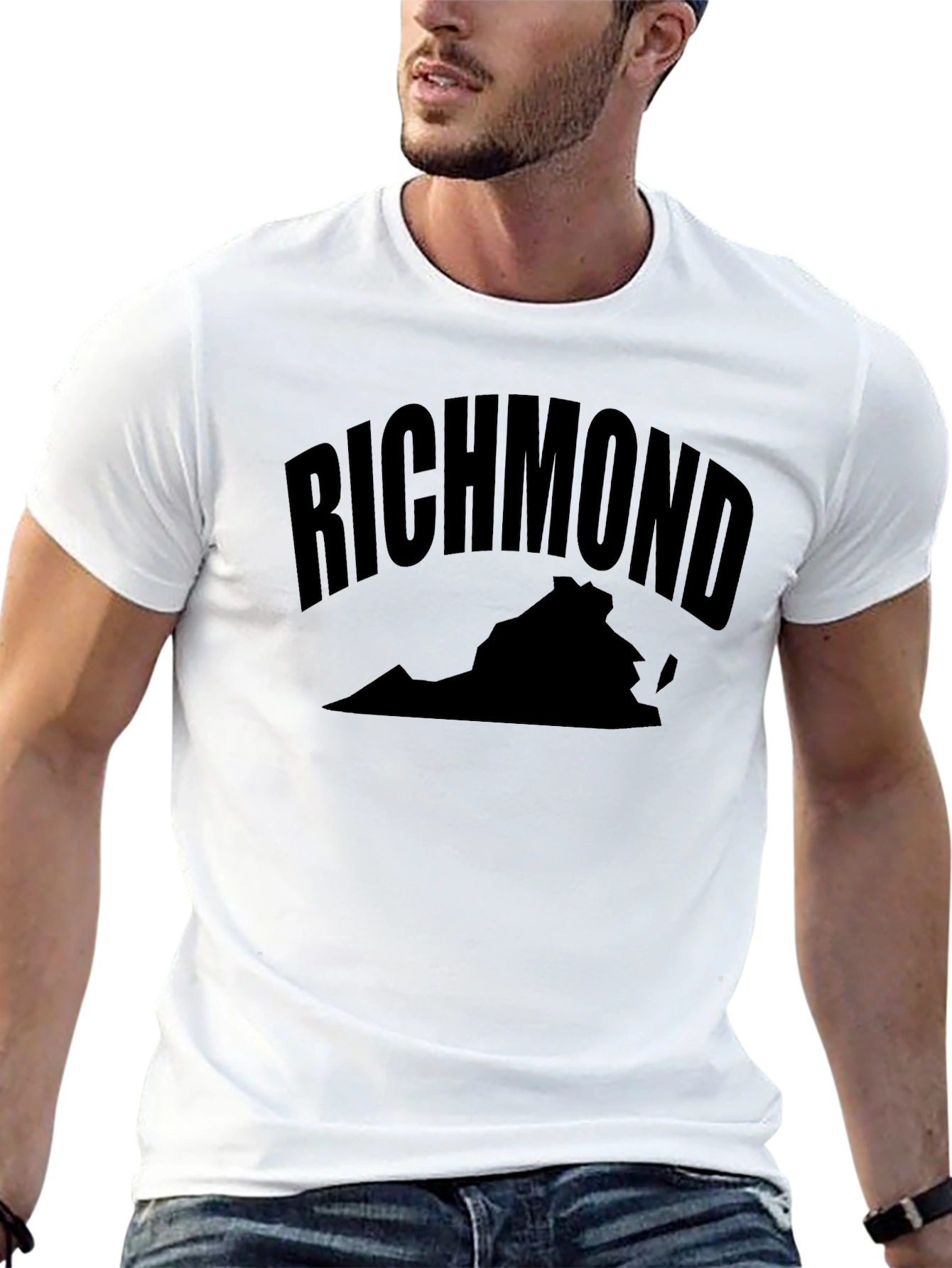 Richmond Virginia T-Shirt - Black Graphic Tee