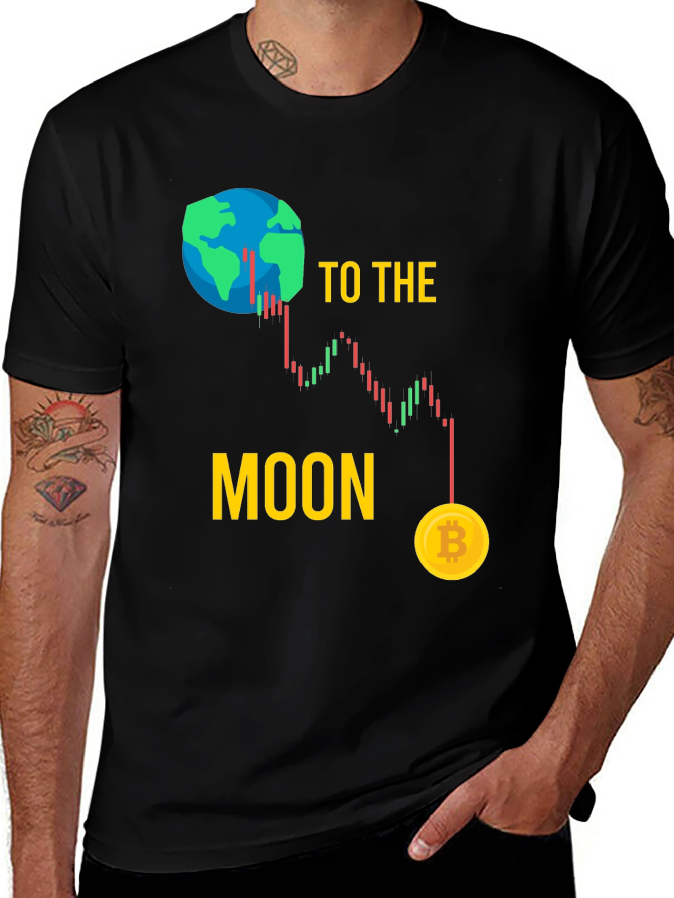 Bitcoin To The Moon T-Shirt