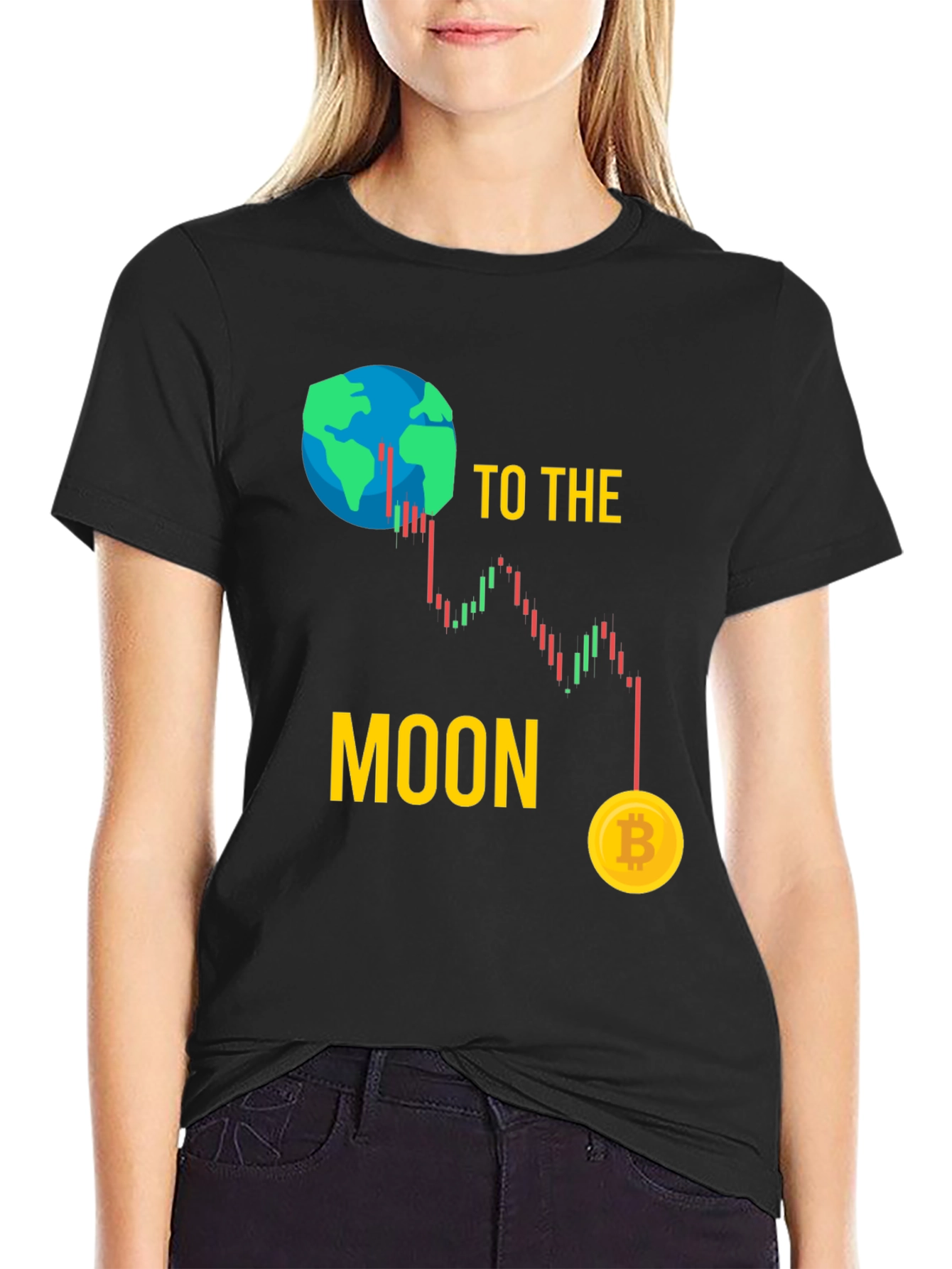 Bitcoin To The Moon T-Shirt