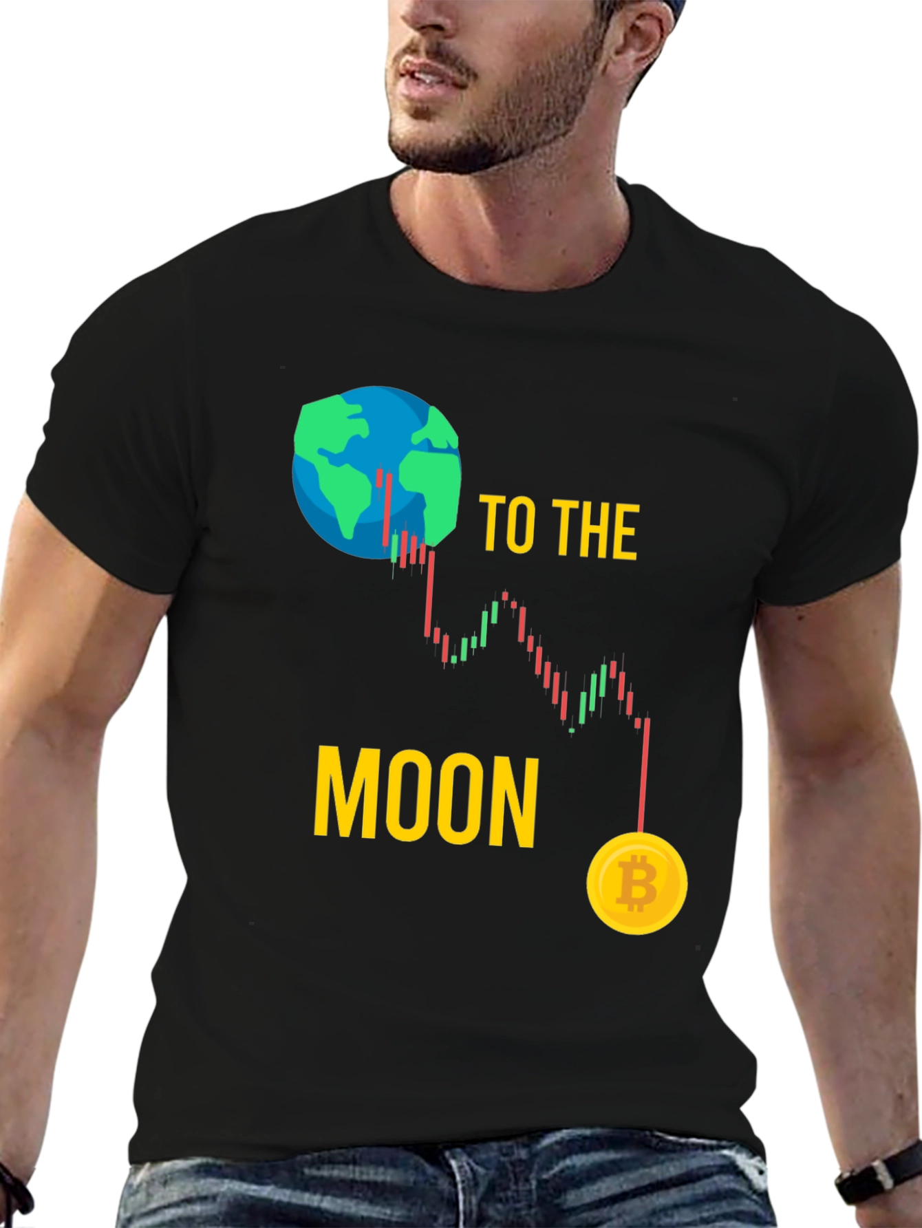 Bitcoin To The Moon T-Shirt
