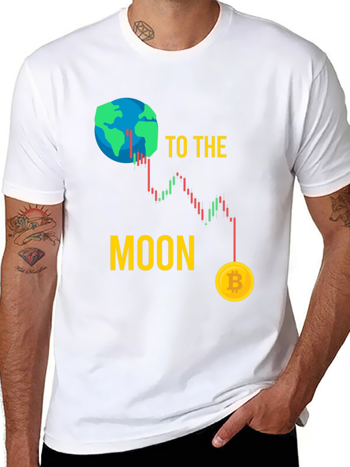 Bitcoin To The Moon T-Shirt