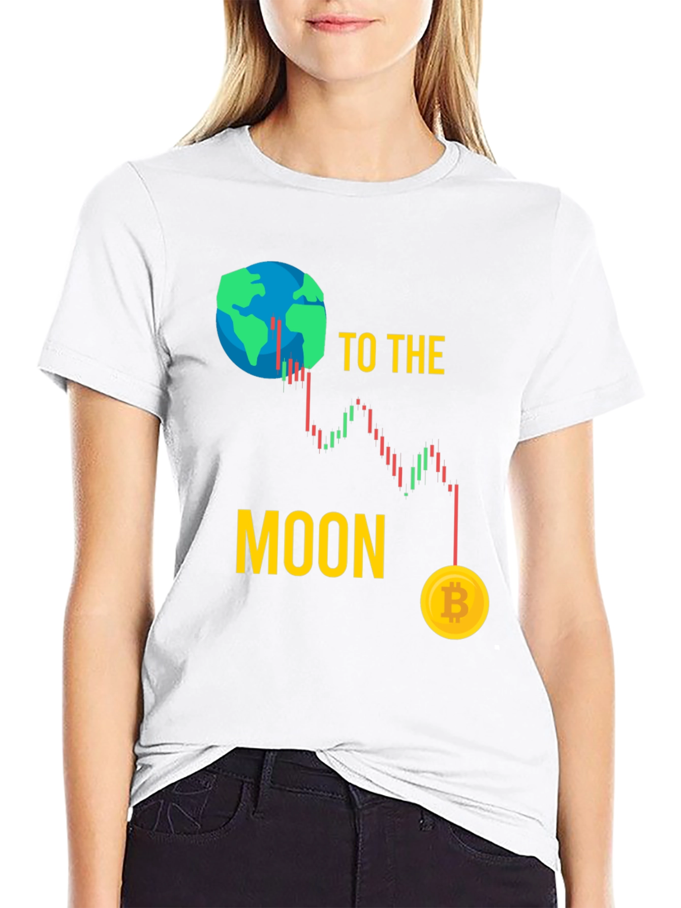 Bitcoin To The Moon T-Shirt
