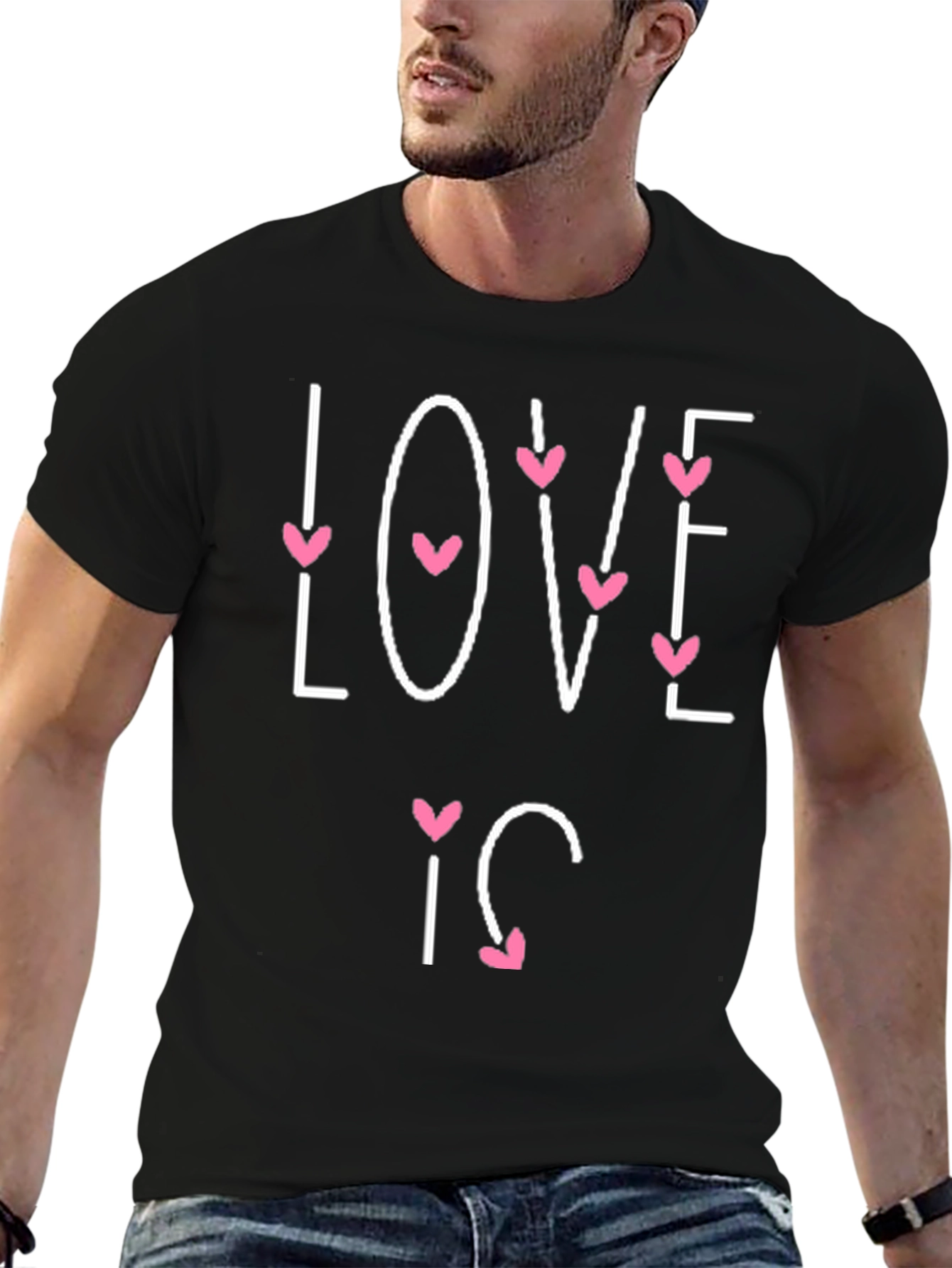 Love Is T-Shirt - Romantic Valentines Day Tee