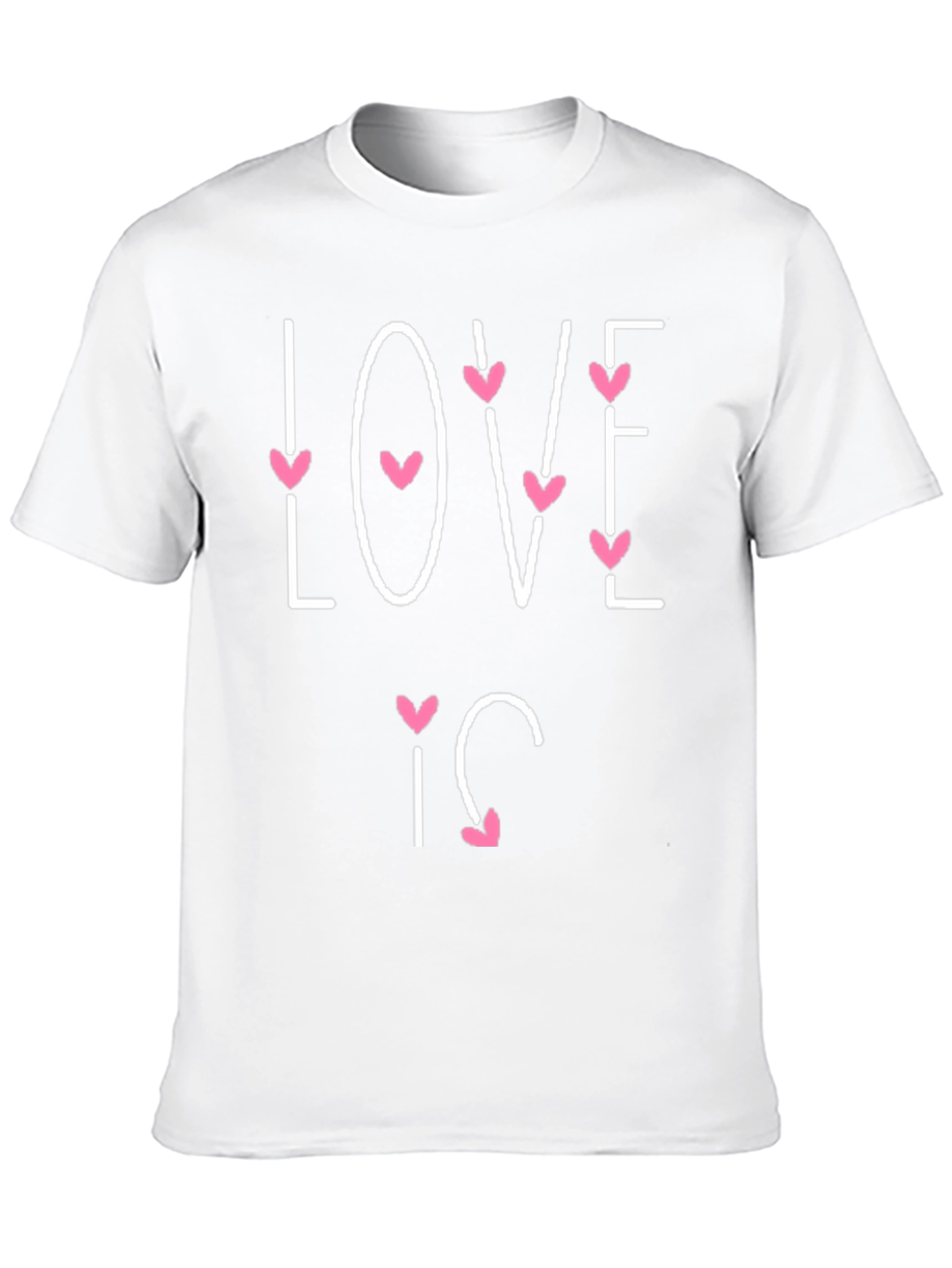 Love Is T-Shirt - Romantic Valentines Day Tee