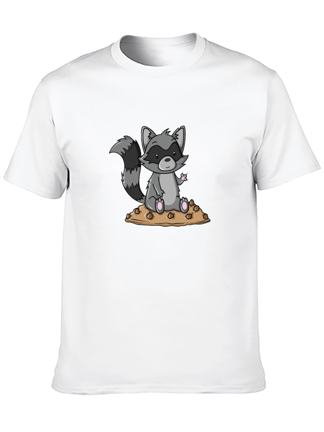 Raccoon on Cookies Graphic T-Shirt
