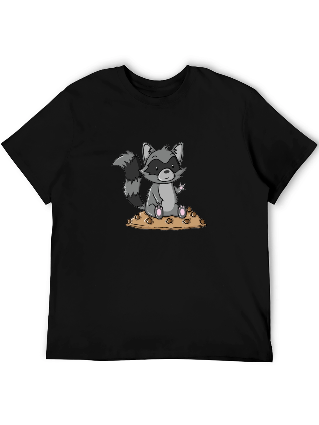 Raccoon on Cookies Graphic T-Shirt