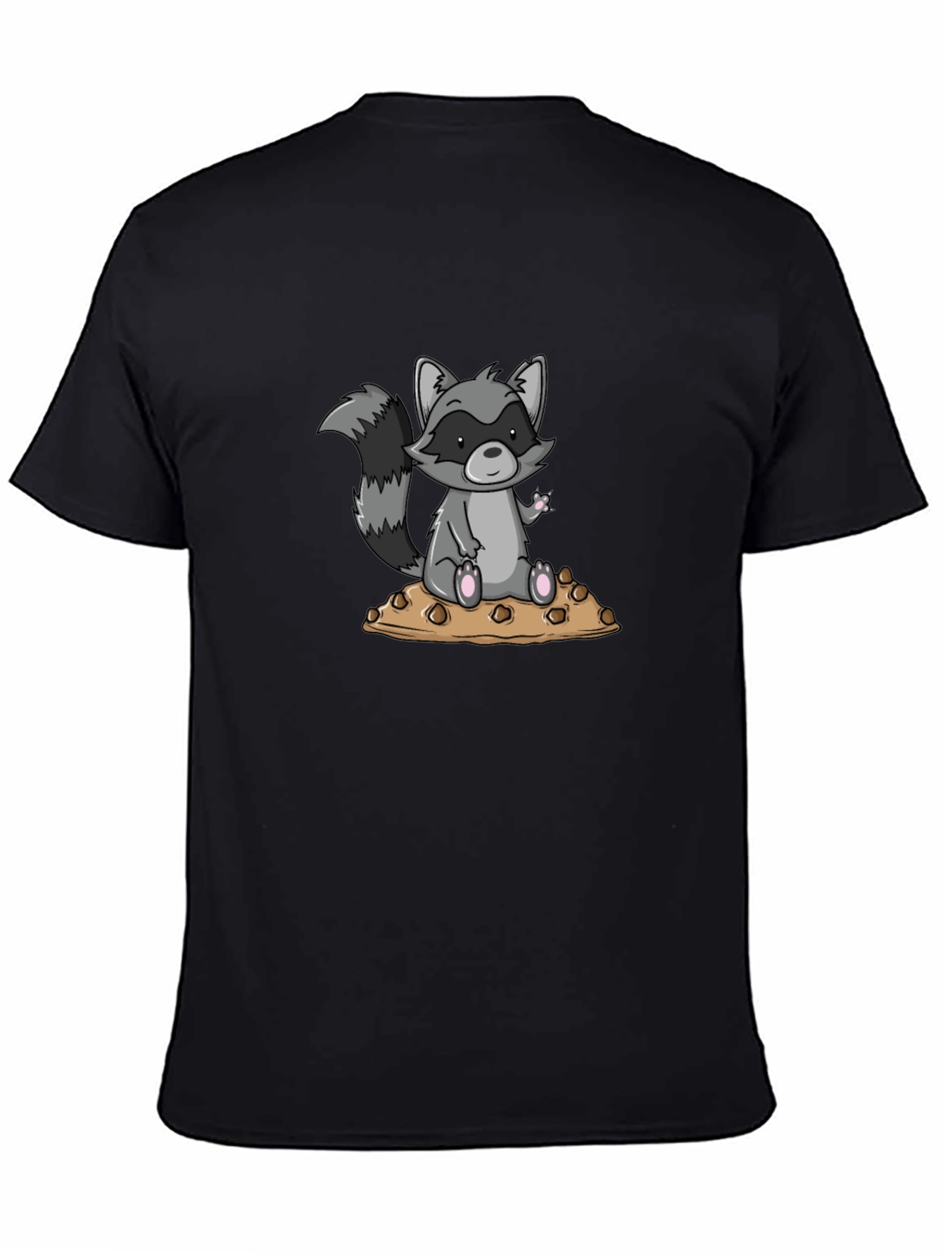 Raccoon on Cookies Graphic T-Shirt