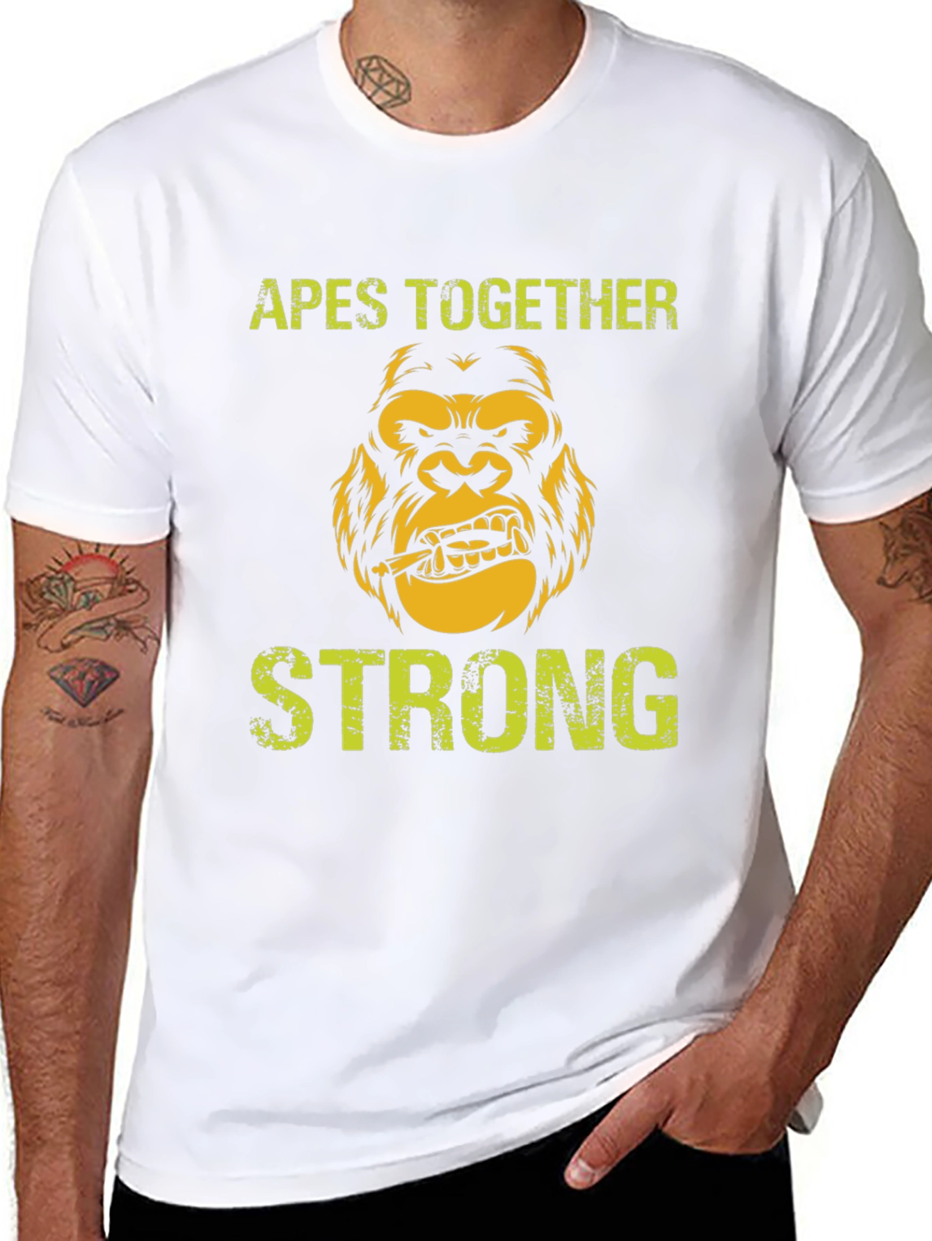 Apes Together Strong T-Shirt - Gorilla Tee