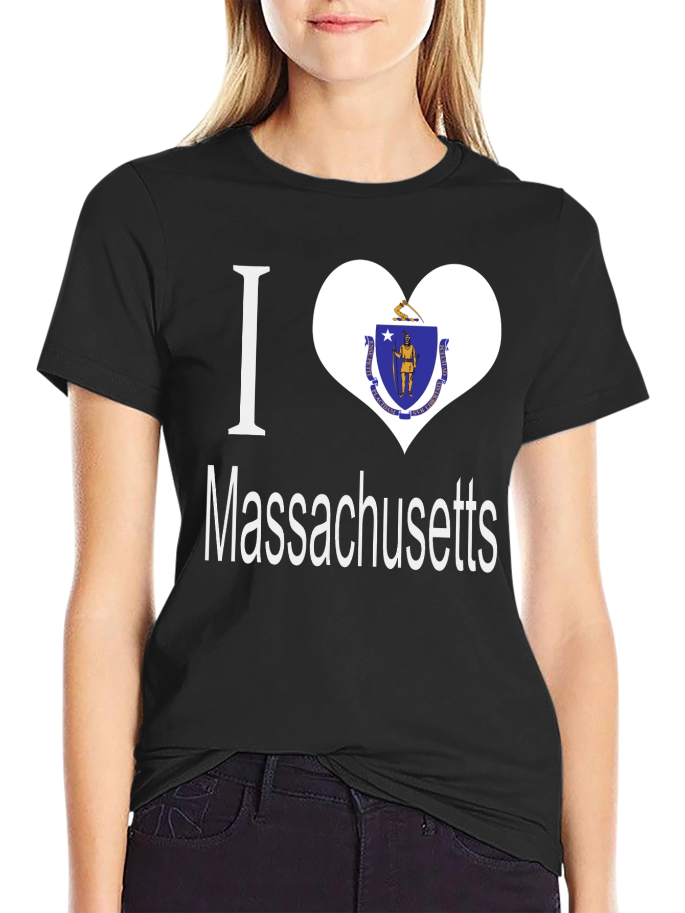 I Heart Massachusetts T-Shirt - State Pride Tee