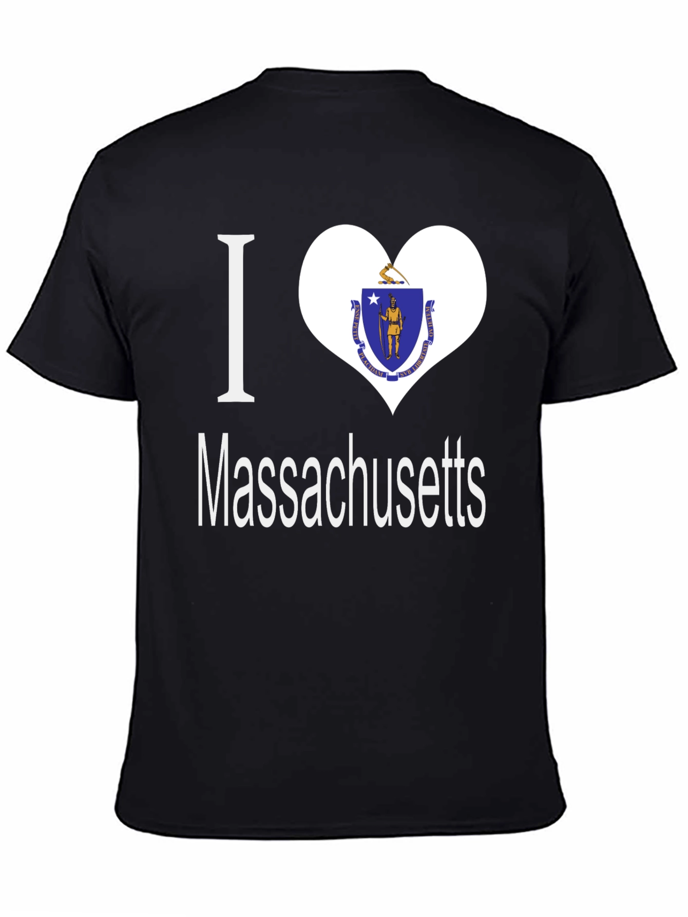 I Heart Massachusetts T-Shirt - State Pride Tee