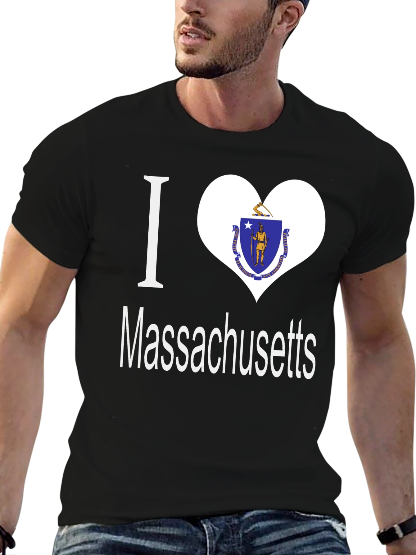 I Heart Massachusetts T-Shirt - State Pride Tee
